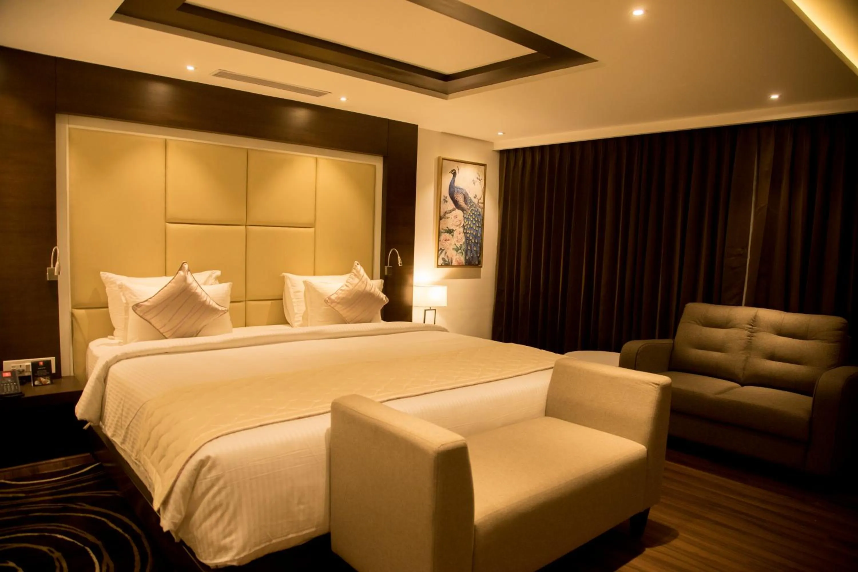 Bedroom, Bed in S Hotels Chennai