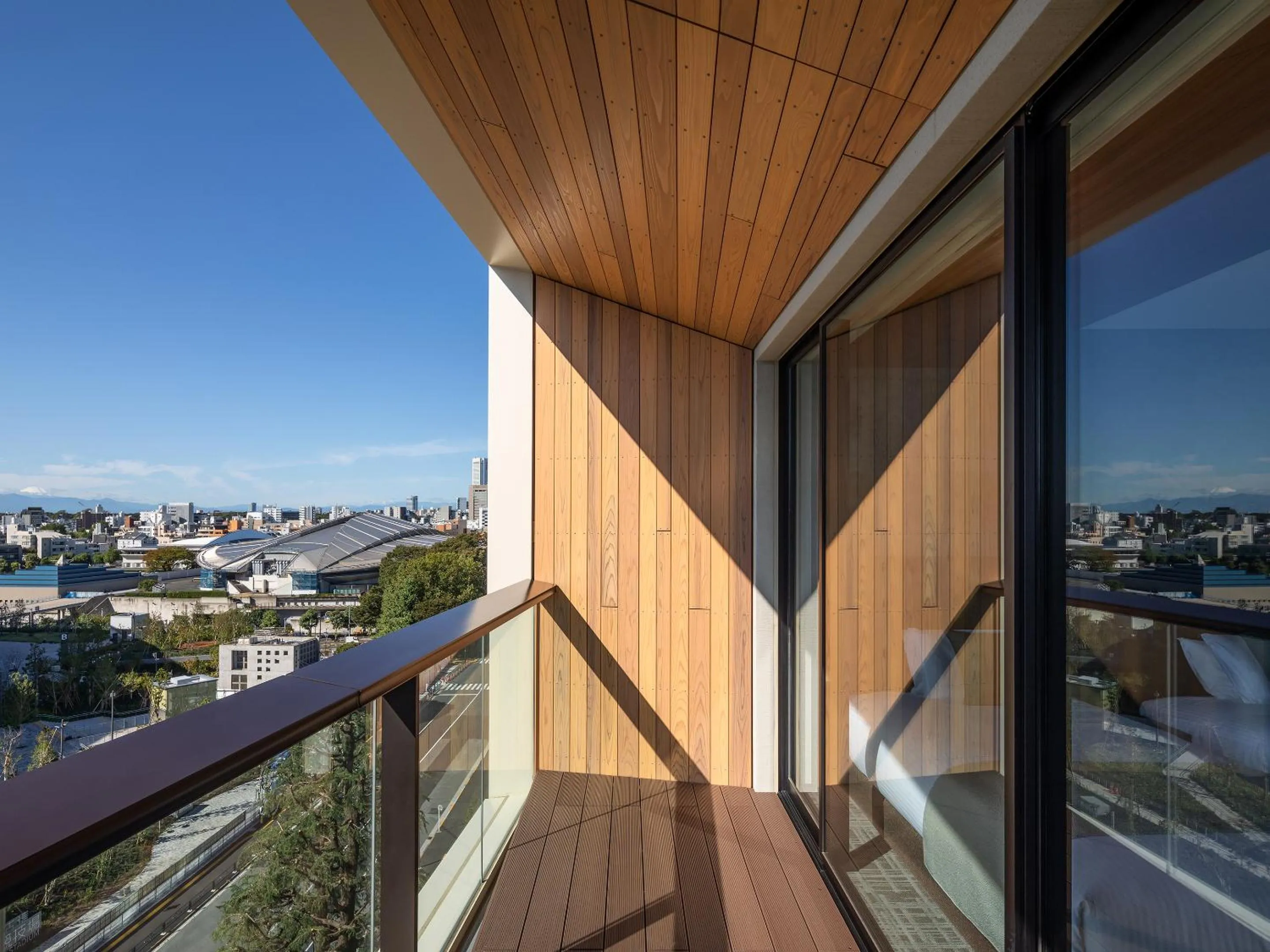 Balcony/Terrace in Mitsui Garden Hotel Jingugaien Tokyo Premier