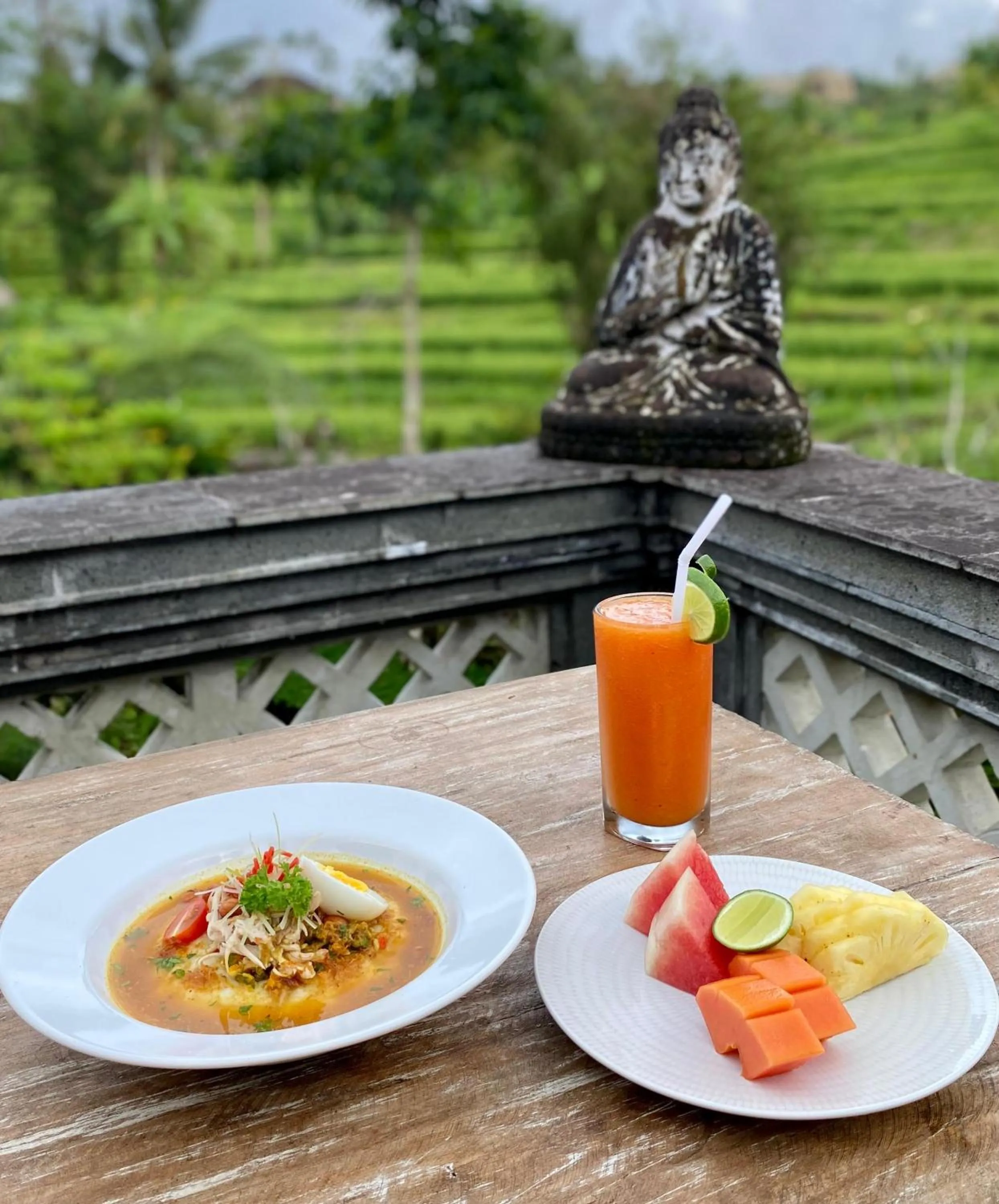 Breakfast in Abian Ayu Villa
