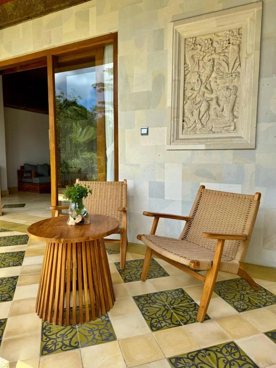 Seating area in Abian Ayu Villa