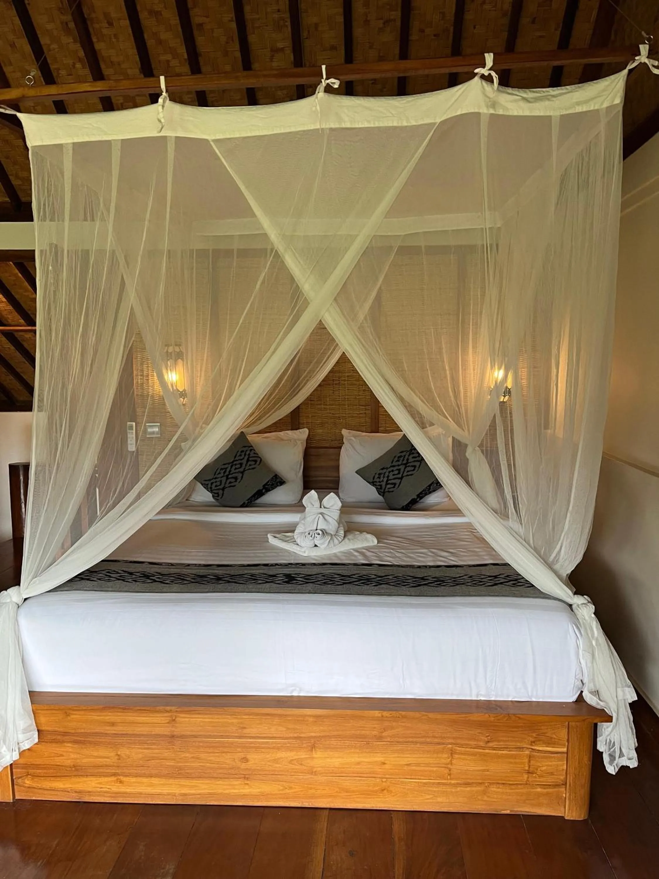 Bed in Abian Ayu Villa