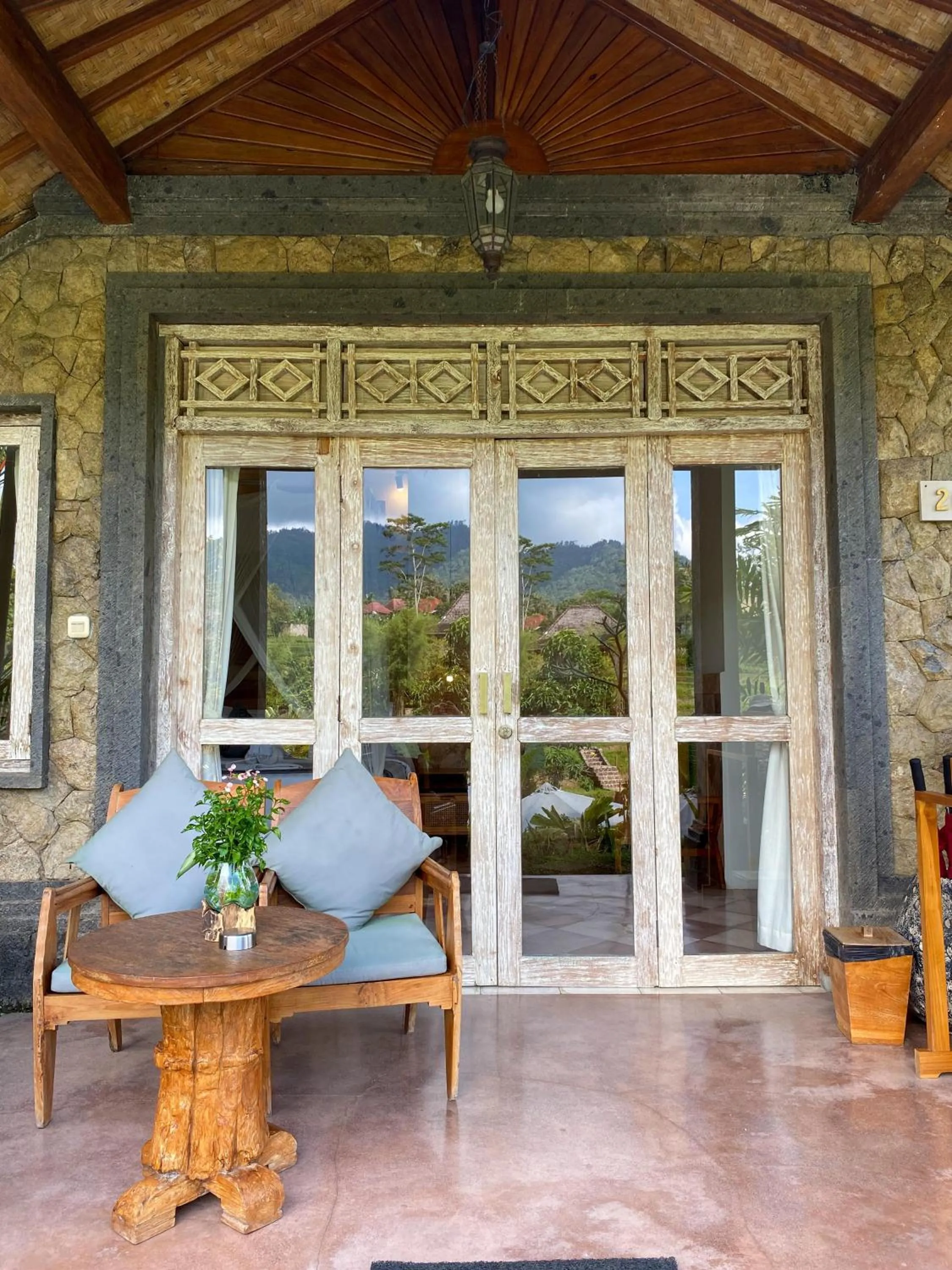 Balcony/Terrace in Abian Ayu Villa