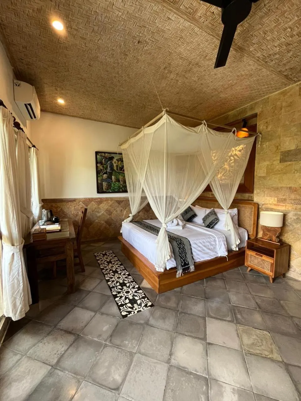 Bed in Abian Ayu Villa