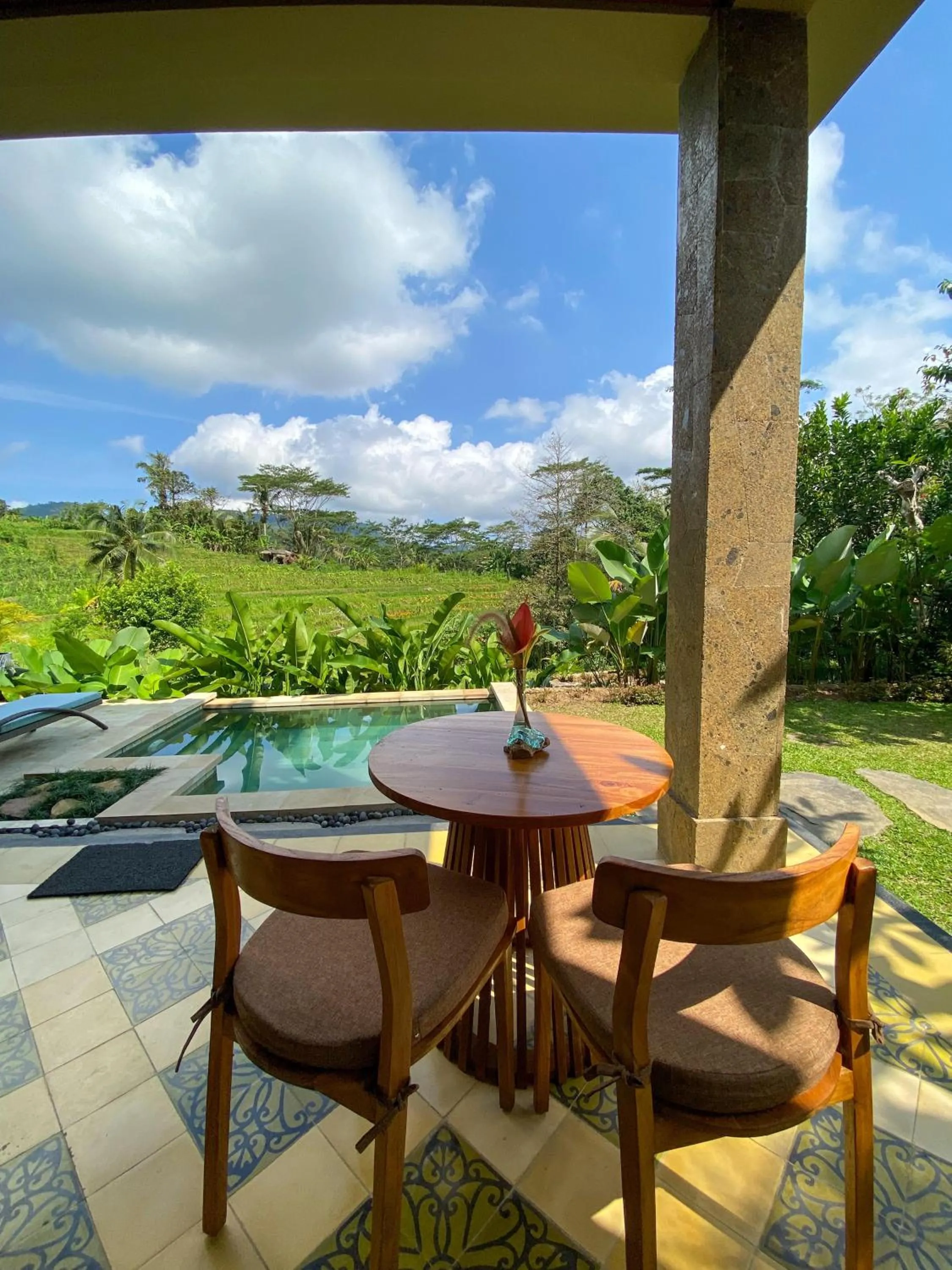 Balcony/Terrace in Abian Ayu Villa