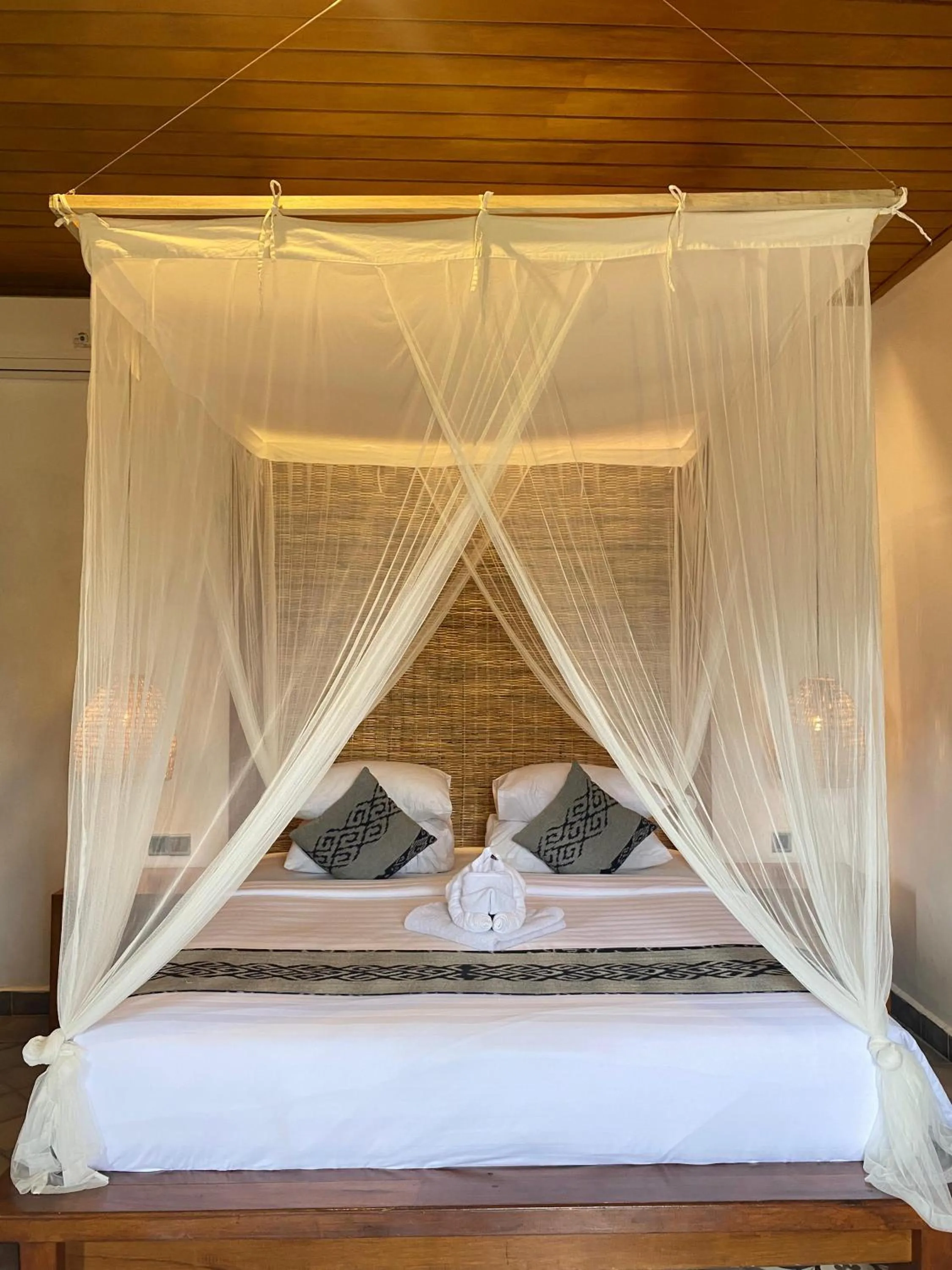 Bed in Abian Ayu Villa