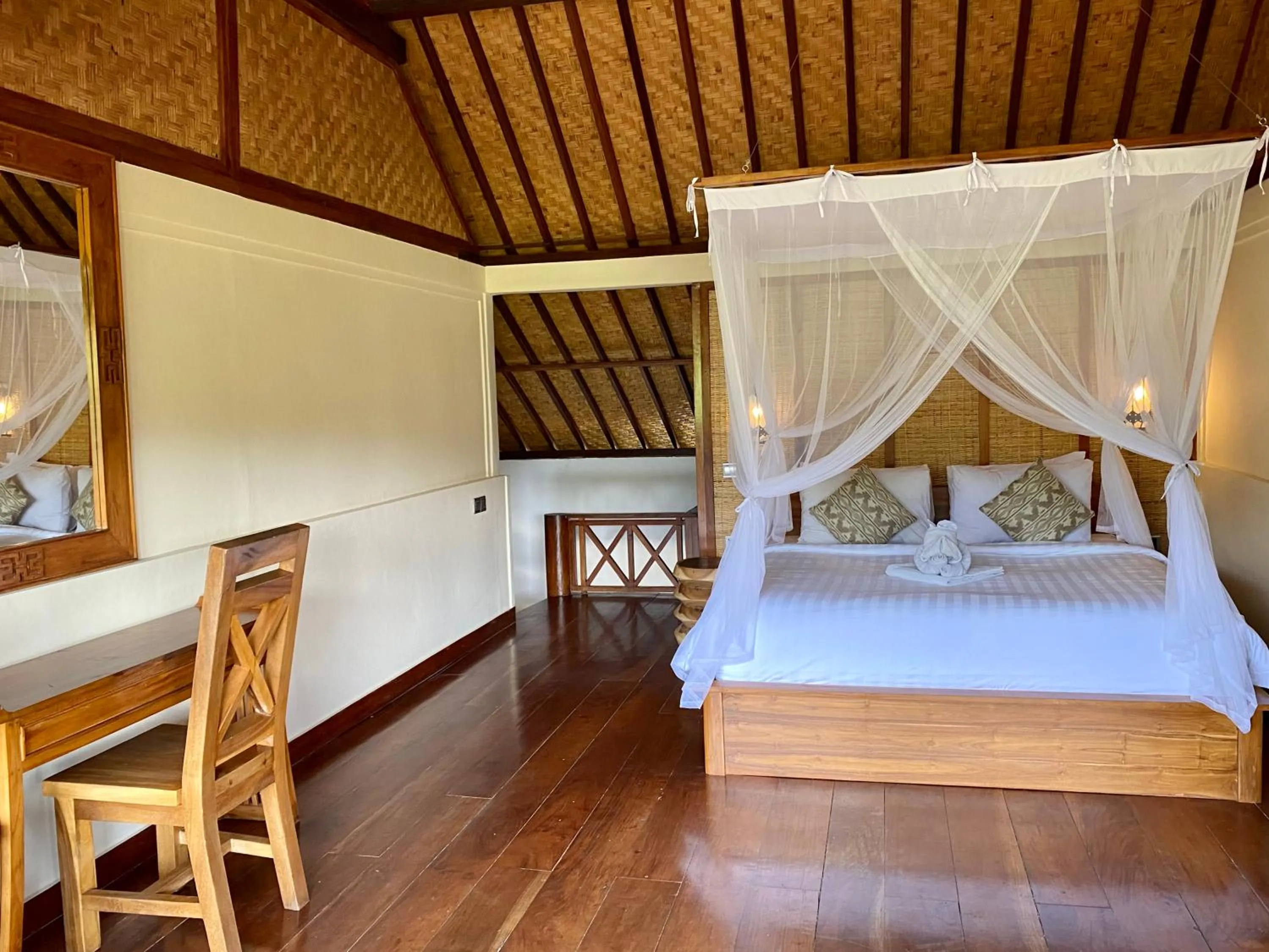 Bed in Abian Ayu Villa