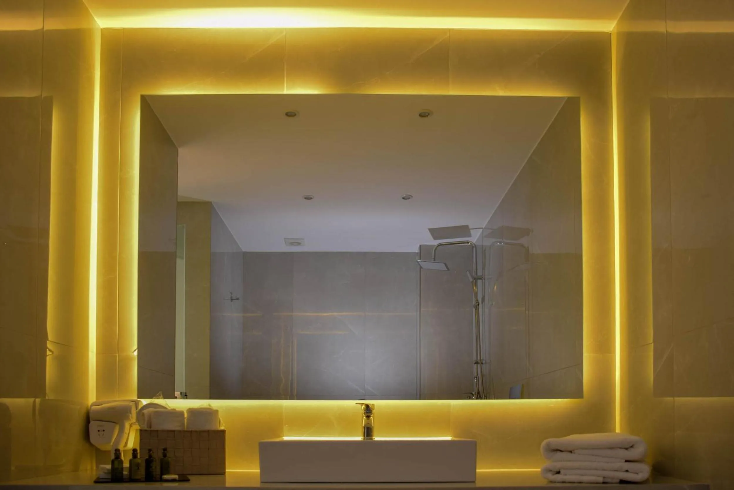 Shower in 24K Athena Suites