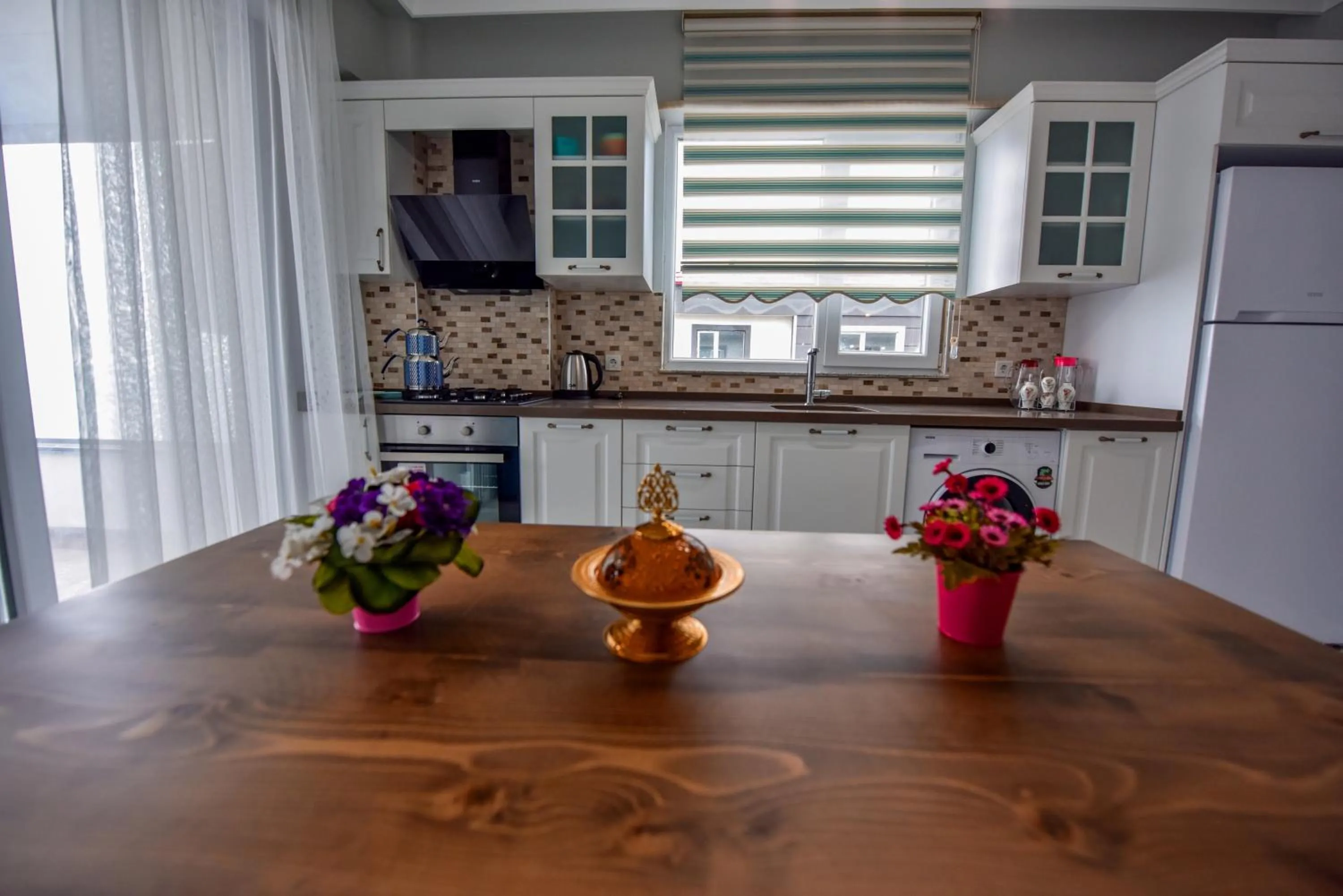 Kitchen or kitchenette in BAHAR RESIDENCE