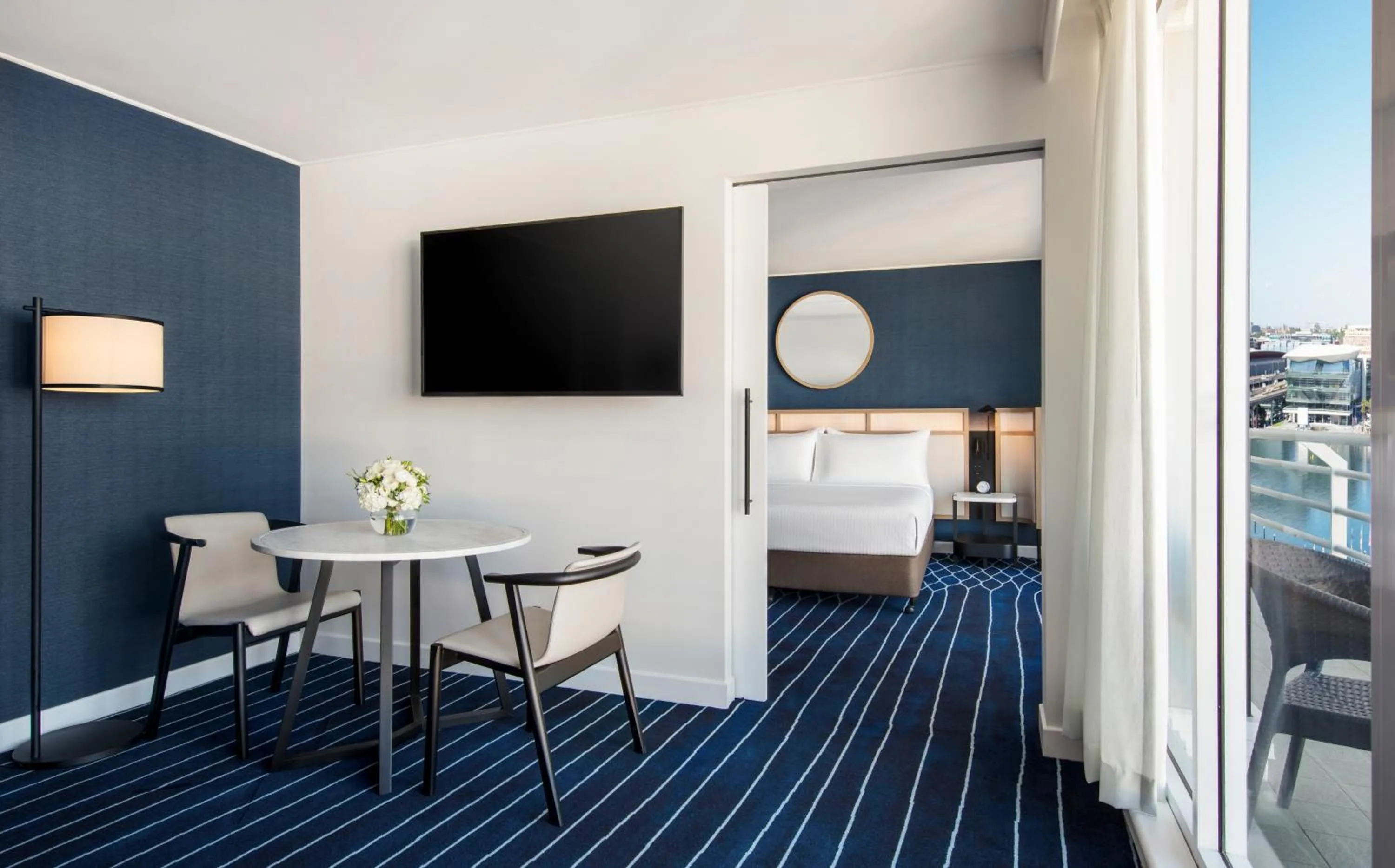 Bed in Hyatt Regency Sydney