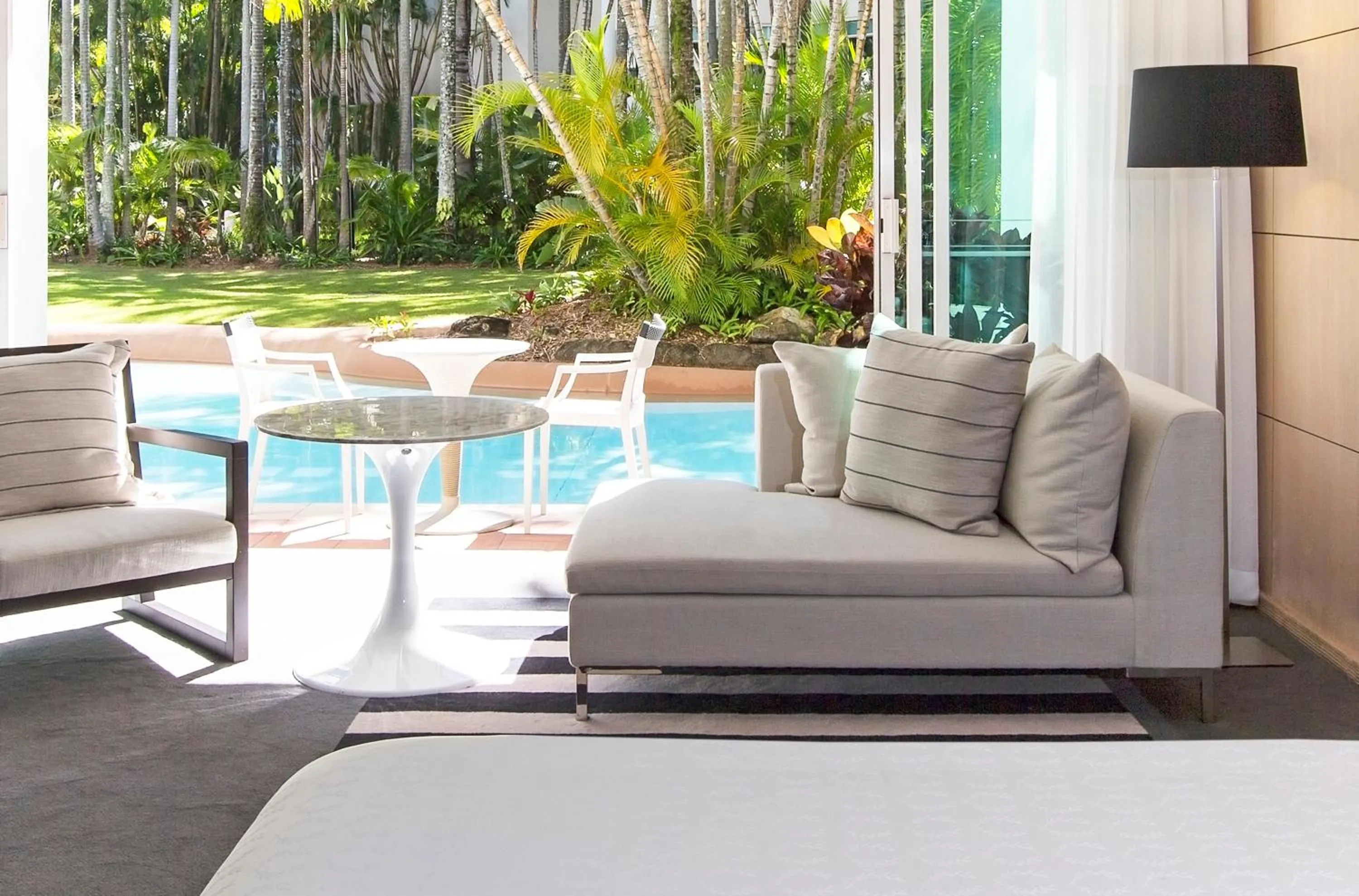 sunbed in Sheraton Grand Mirage Resort Gold Coast