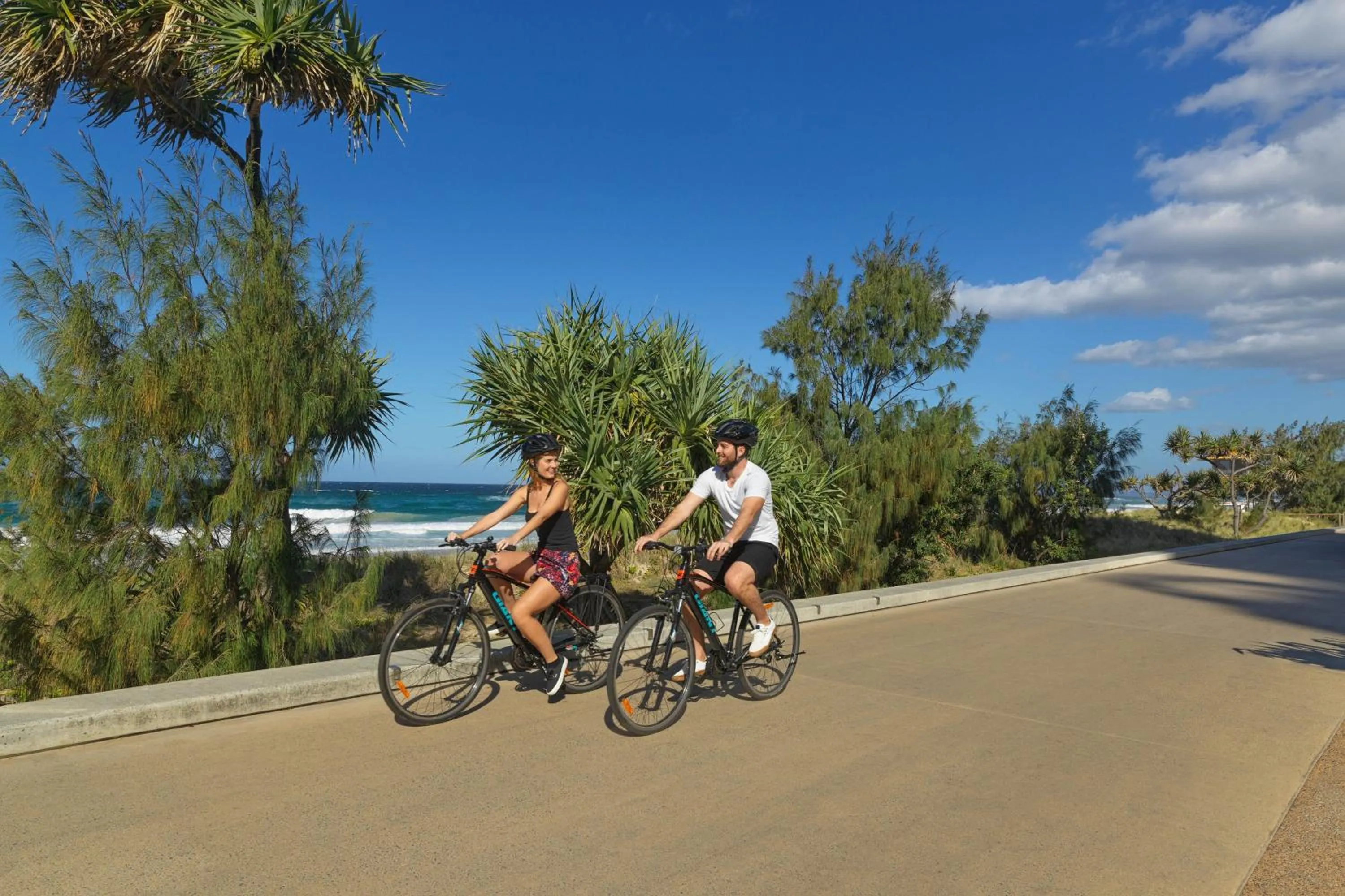 Cycling in Sheraton Grand Mirage Resort Gold Coast