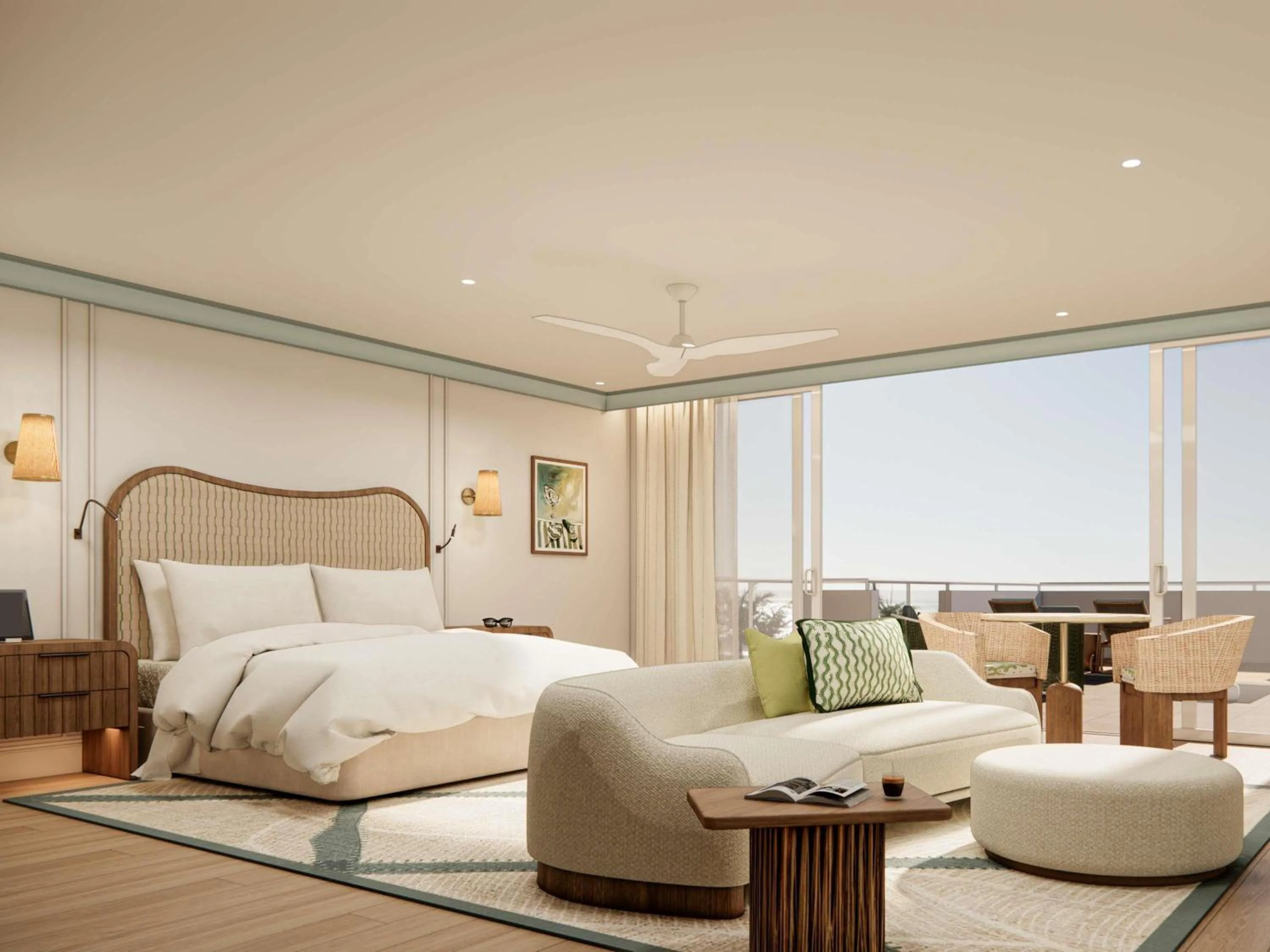 Bedroom, Bed in Sofitel Noosa Pacific Resort