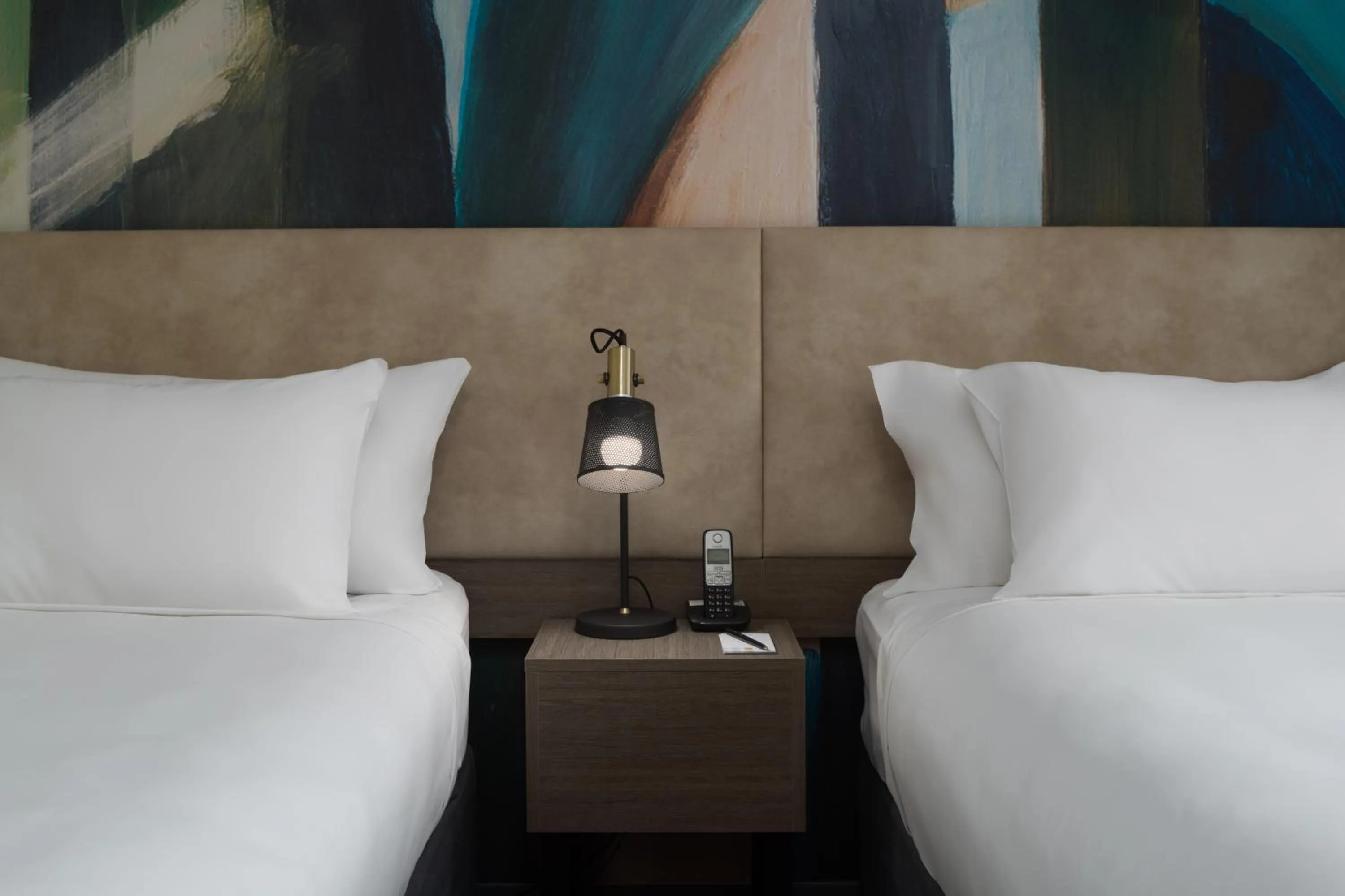 Bed in Novotel Geelong