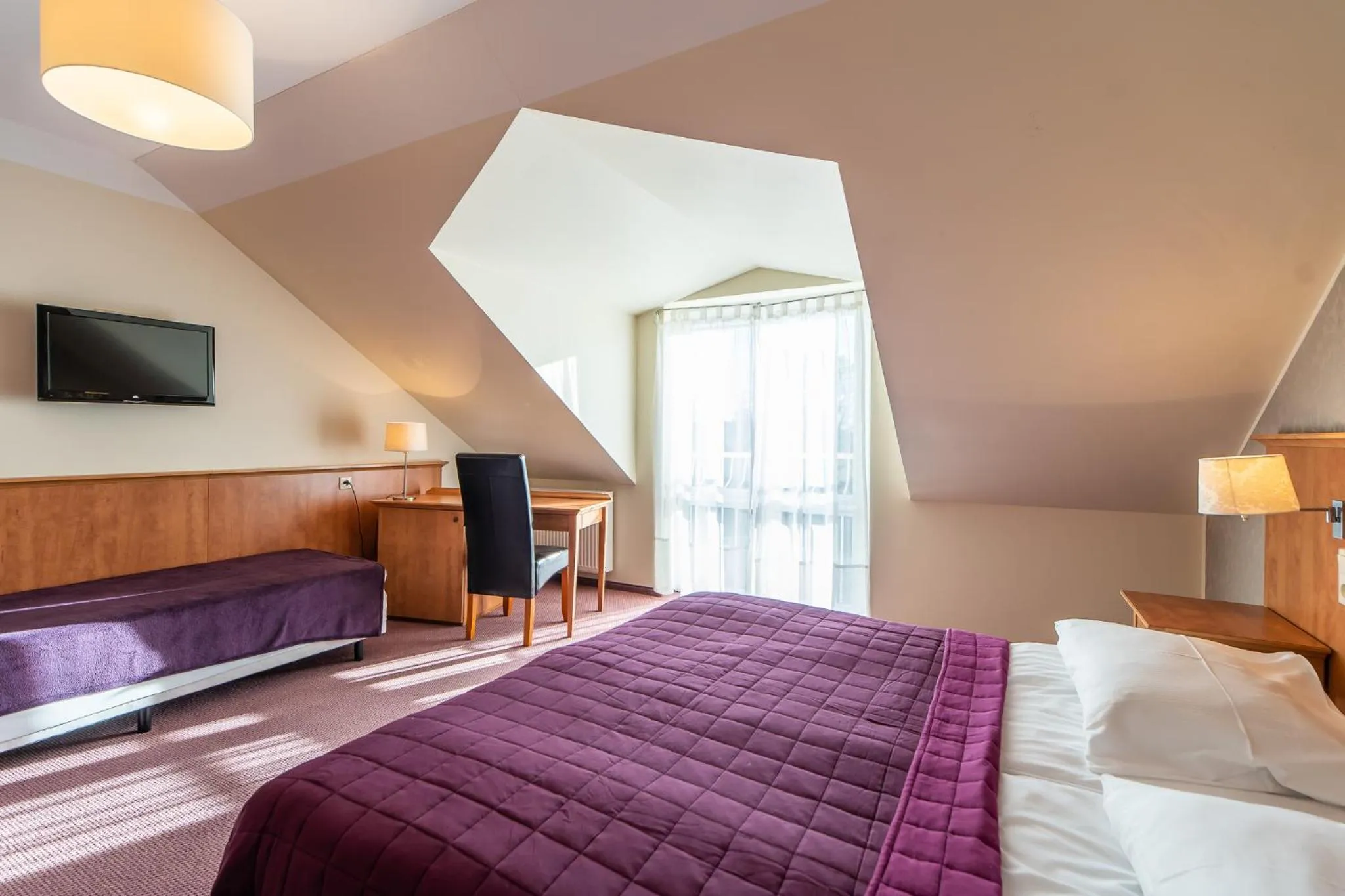 Bed in Pensjonat Zenit