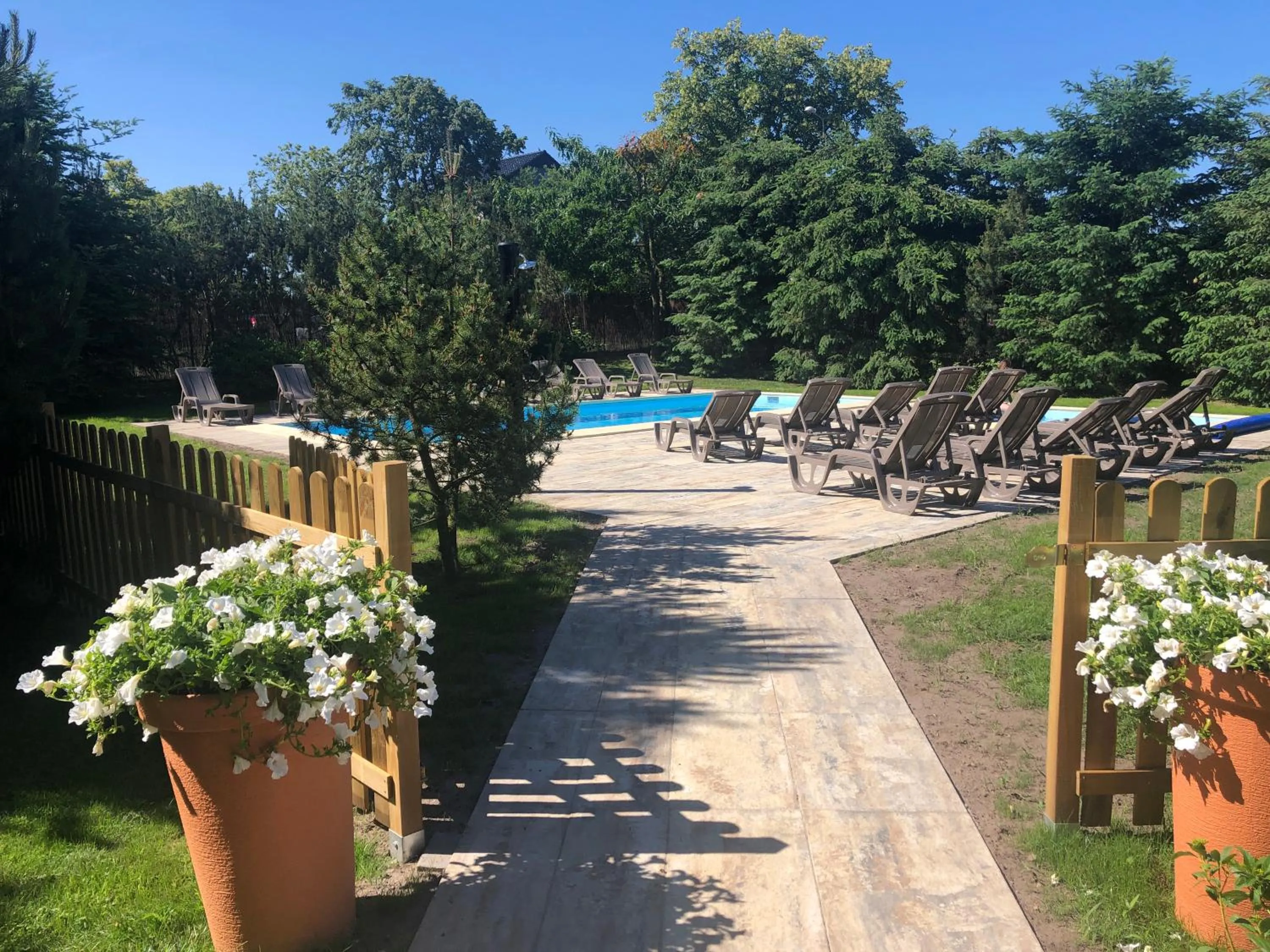 Garden in Pensjonat Zenit