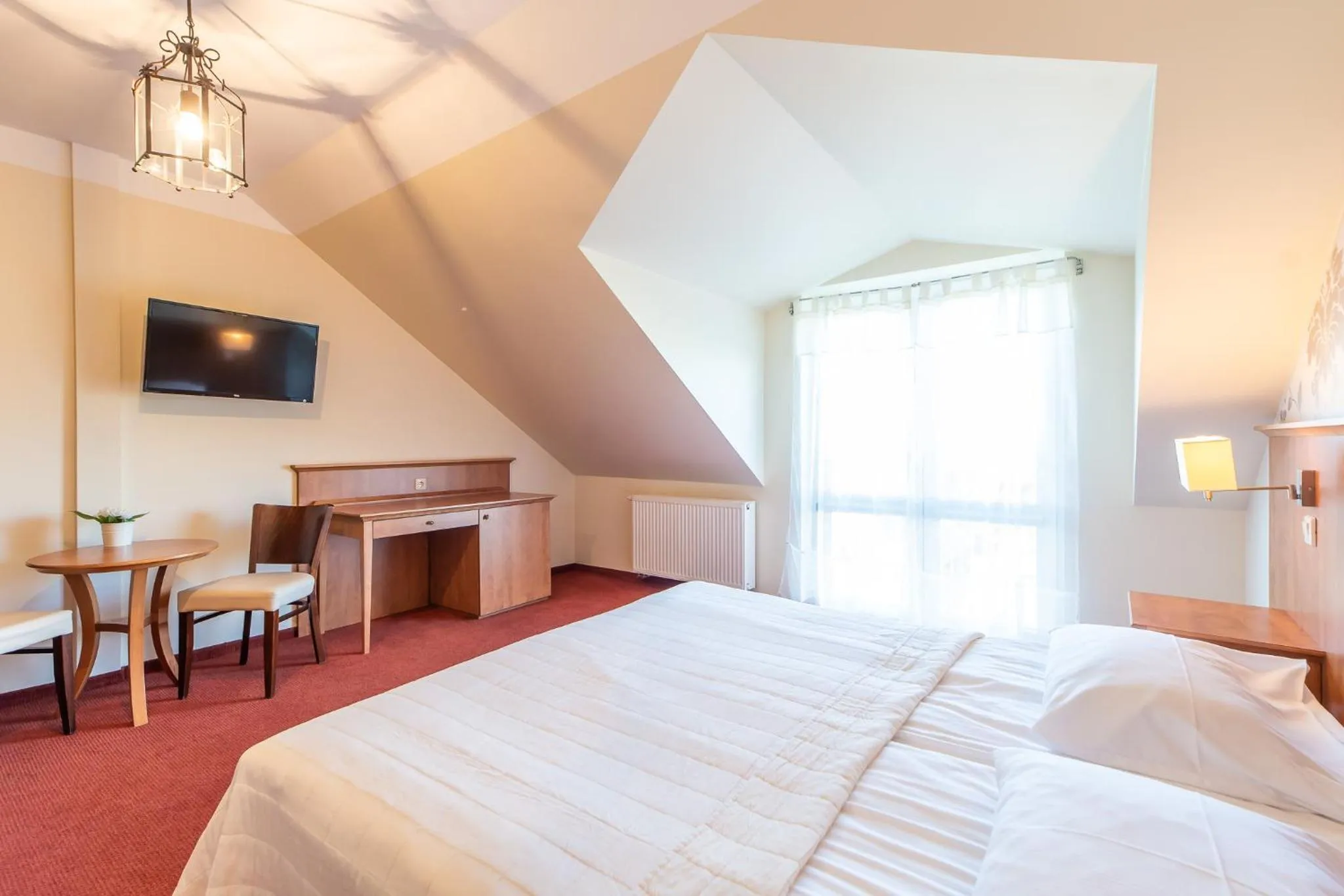 Bed in Pensjonat Zenit