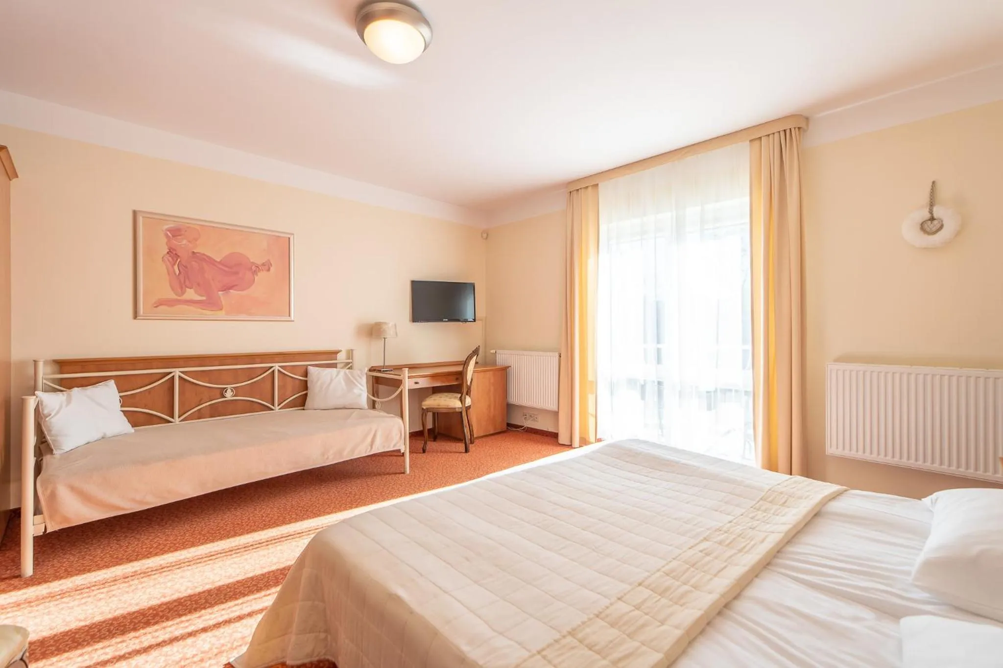 Bed in Pensjonat Zenit