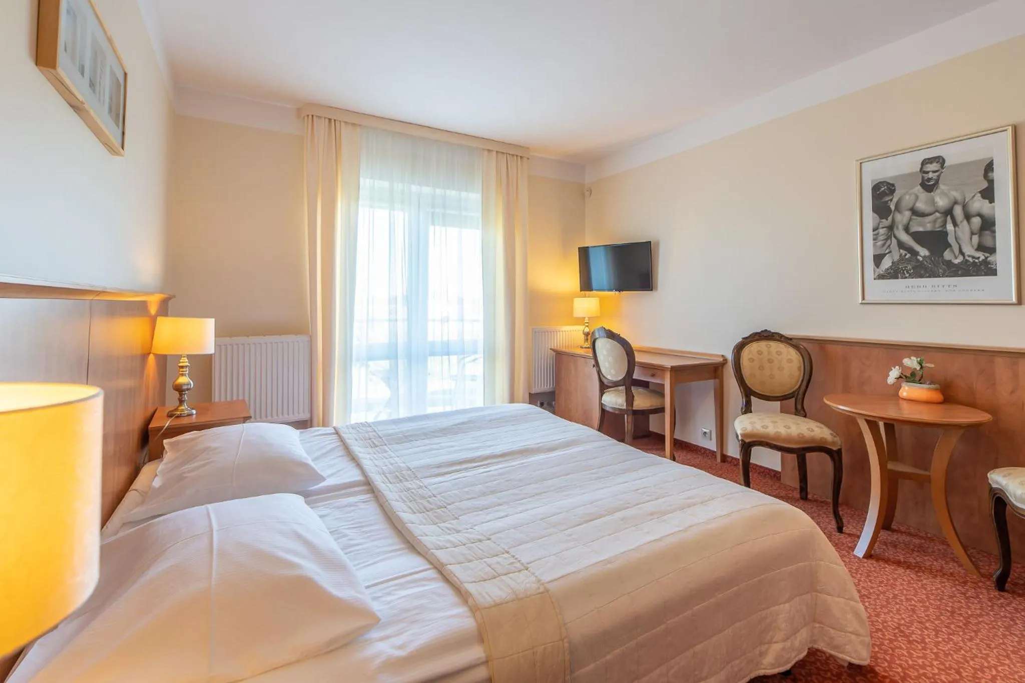 Bed in Pensjonat Zenit