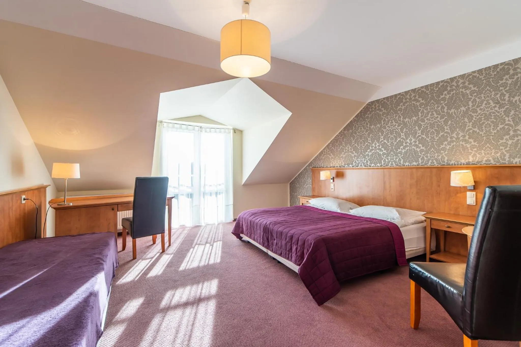 Bed in Pensjonat Zenit