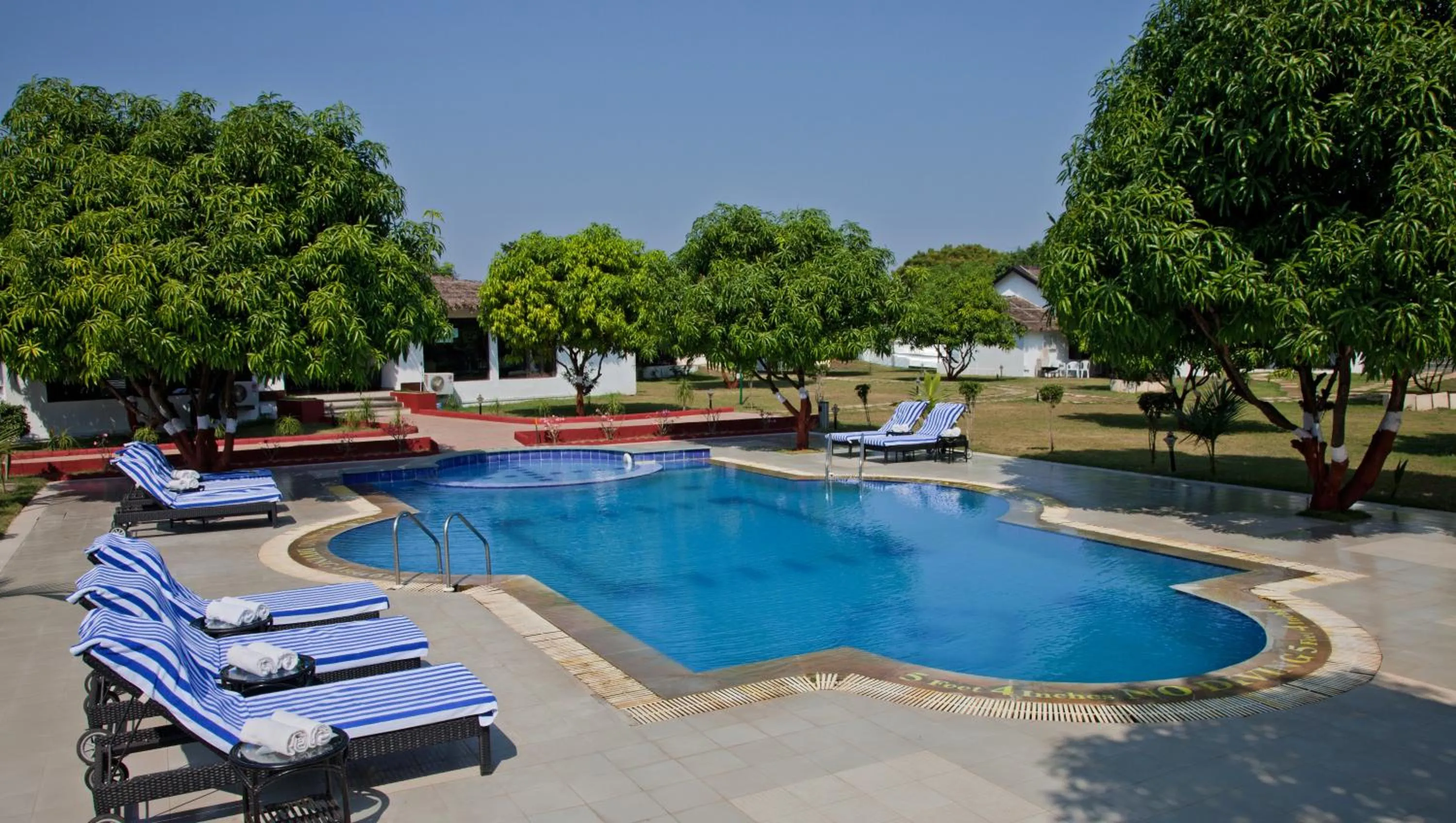 Swimming pool in Club Mahindra Sasan Gir
