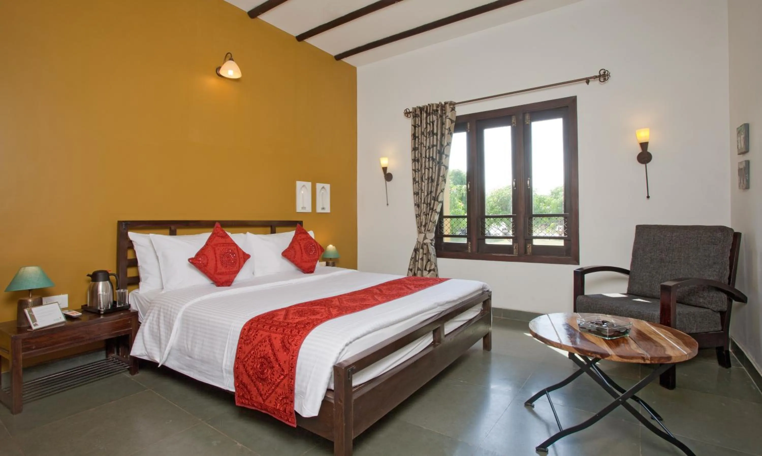Bed in Club Mahindra Sasan Gir