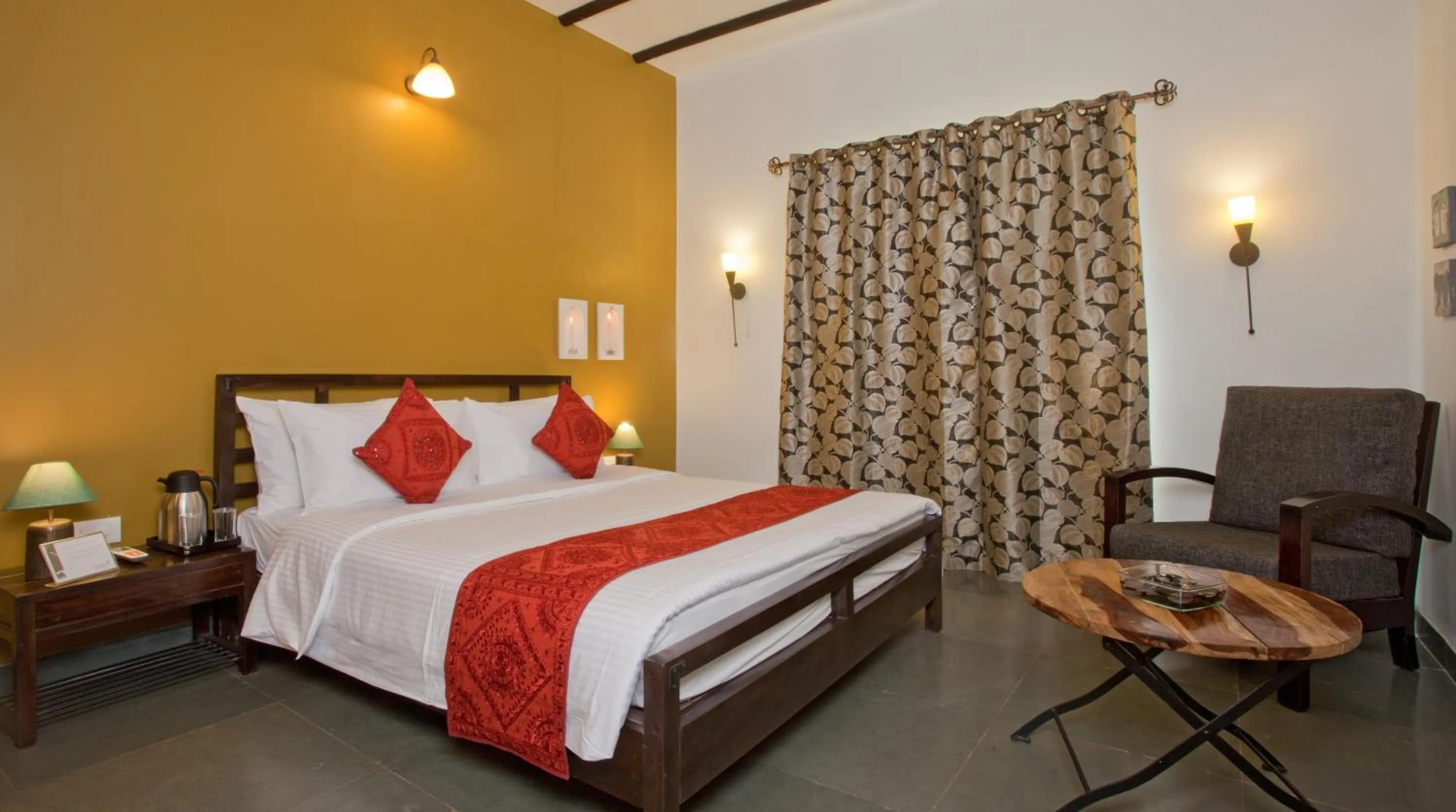 Bed in Club Mahindra Sasan Gir