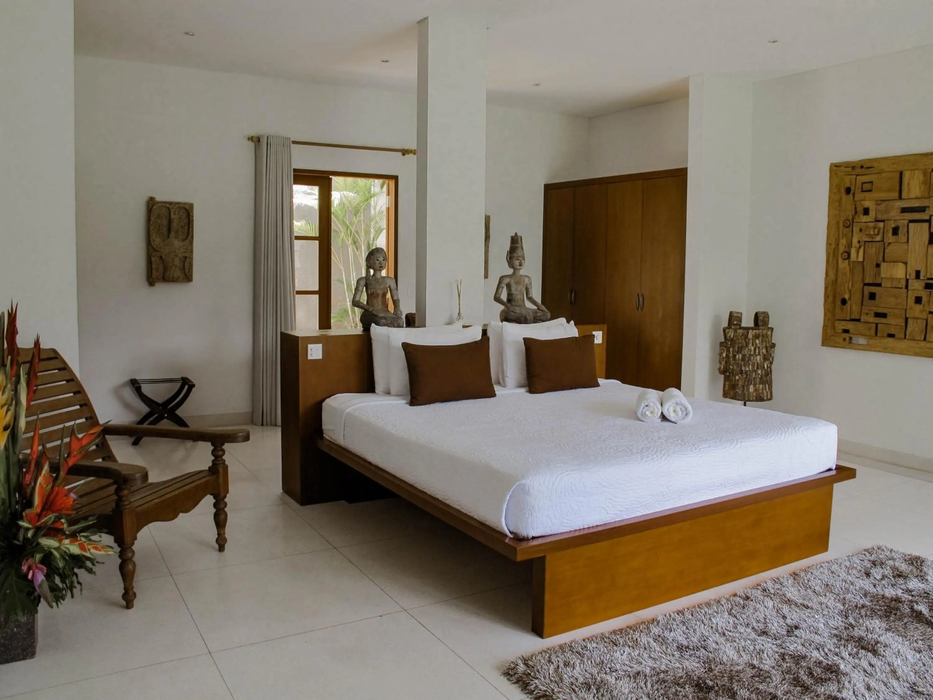 Bed in Villa Chocolat Seminyak