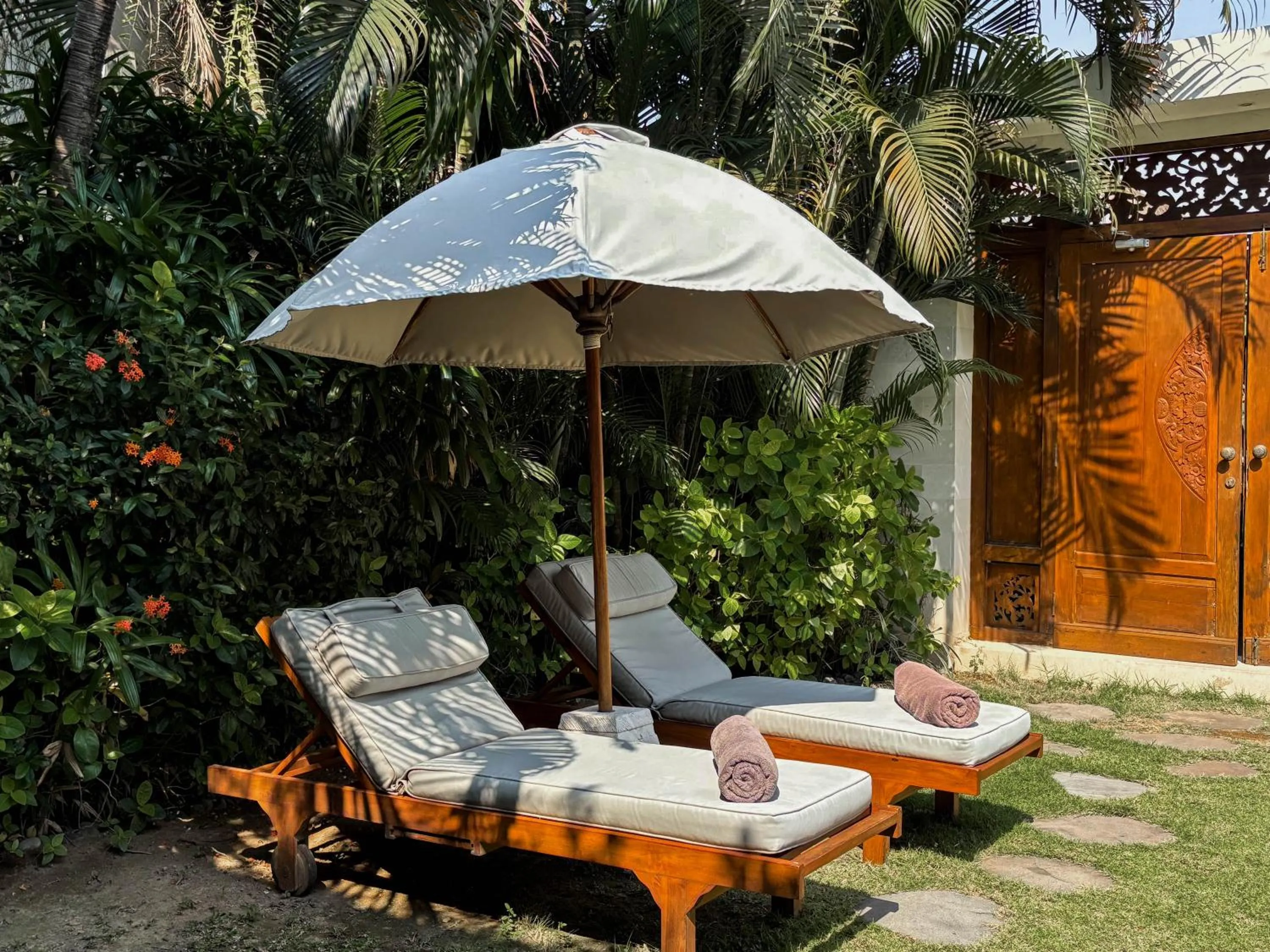 sunbed in Villa Chocolat Seminyak