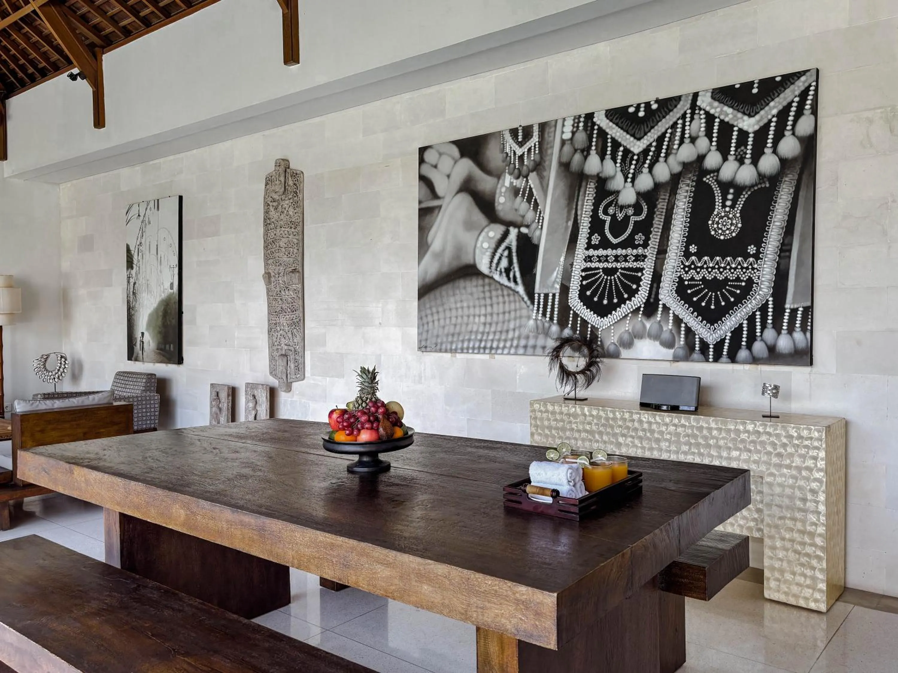 Dining area in Villa Chocolat Seminyak