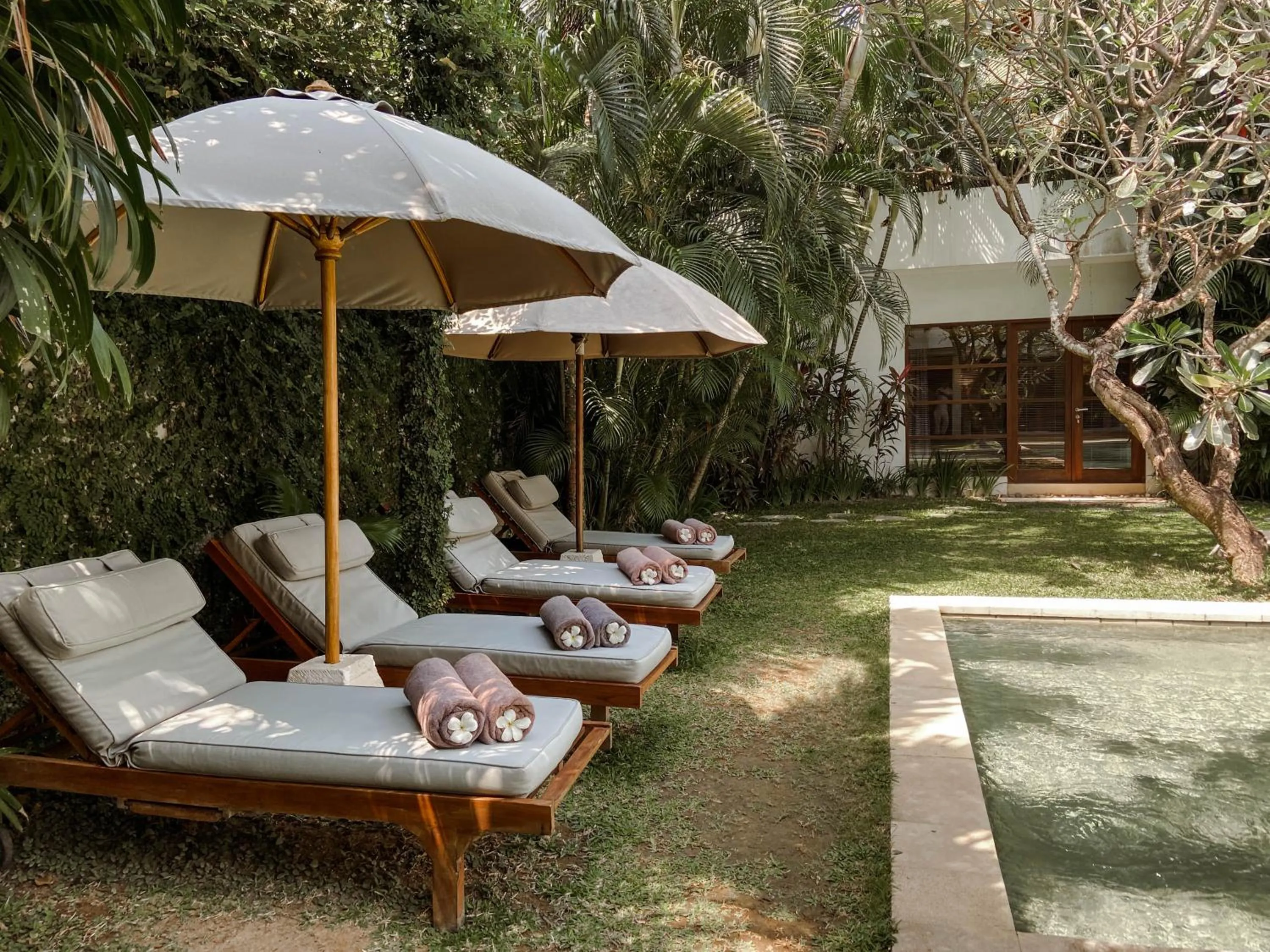 Garden in Villa Chocolat Seminyak