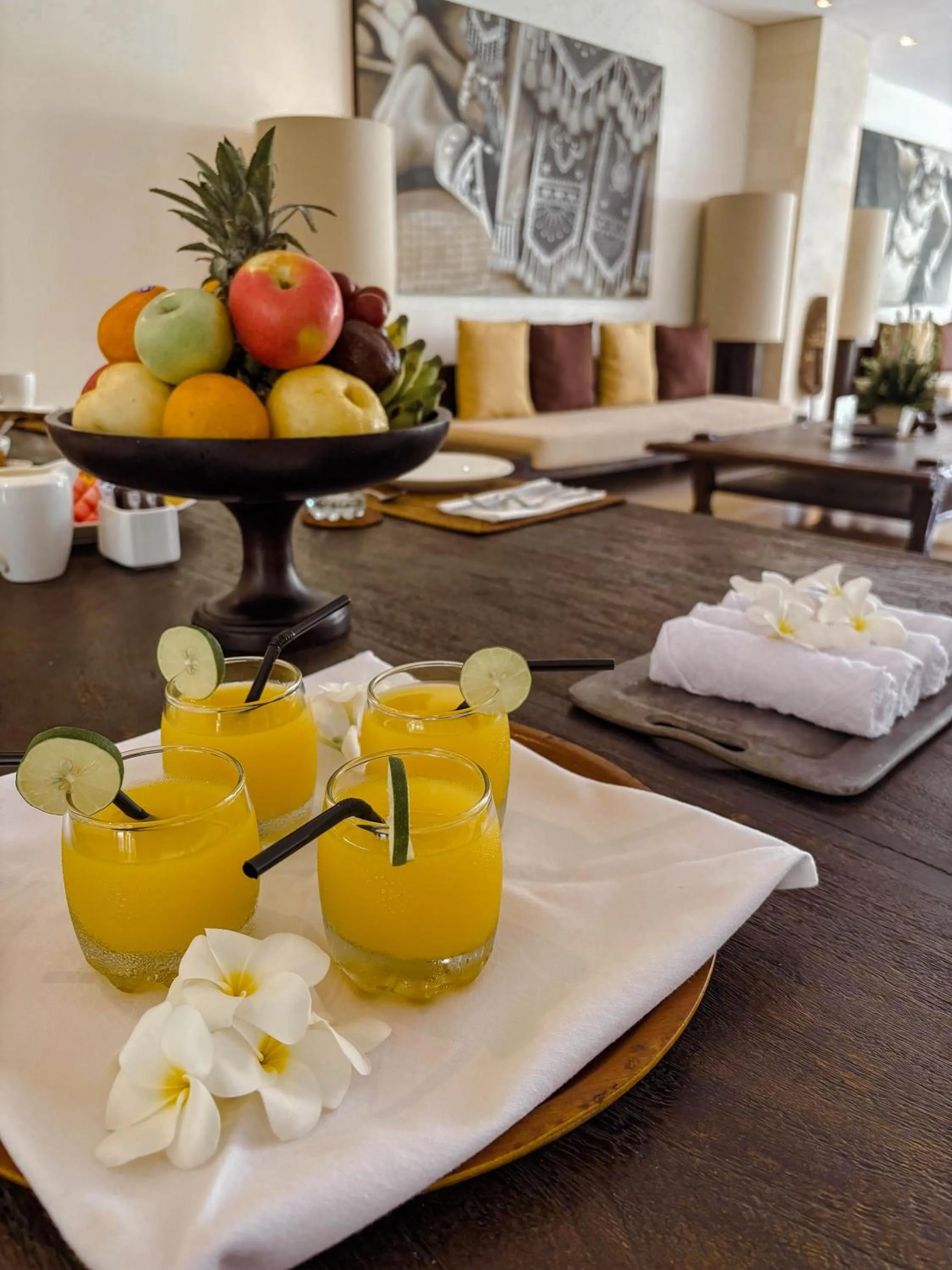 Food close-up in Villa Chocolat Seminyak