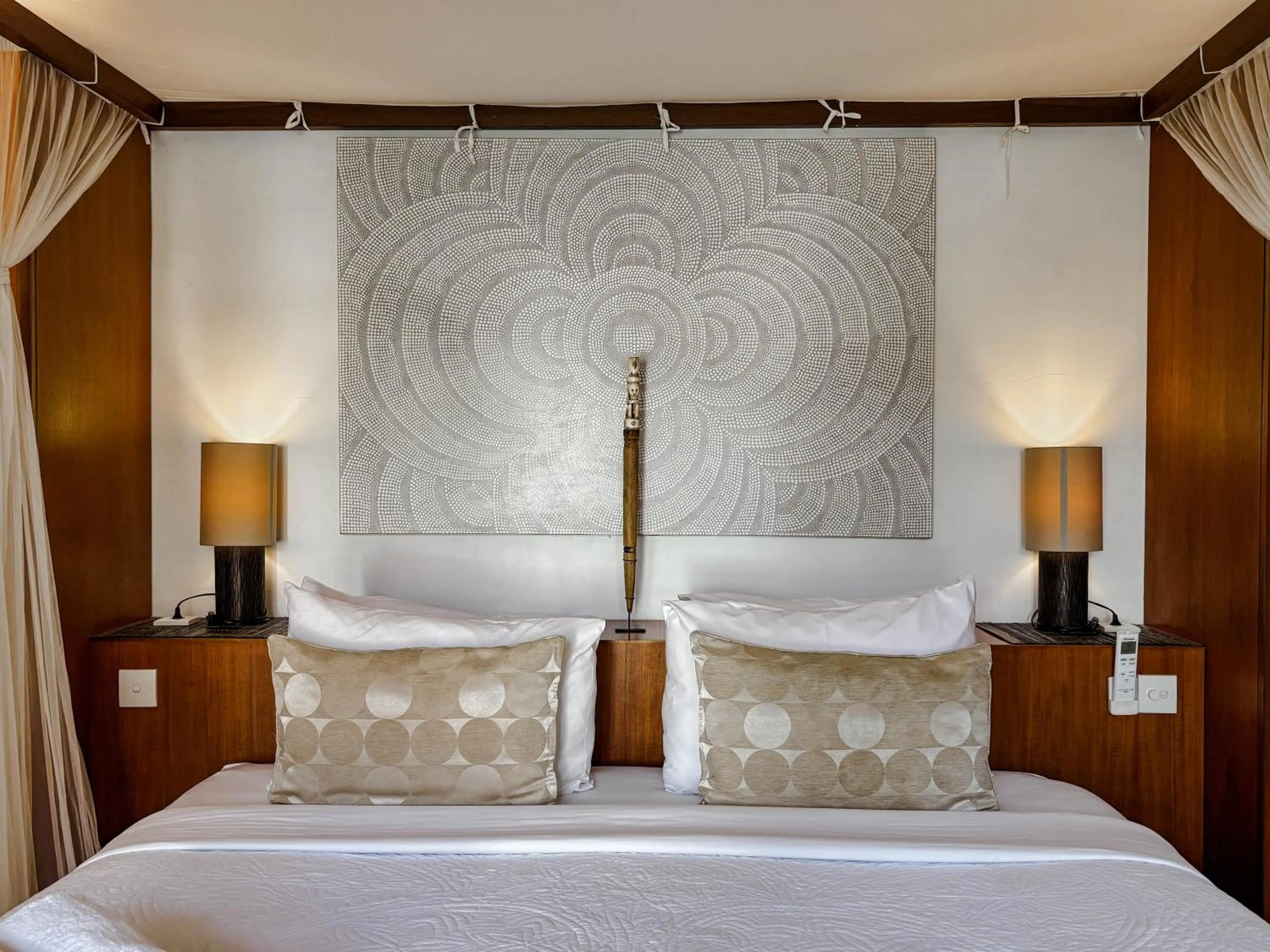 Bed in Villa Chocolat Seminyak