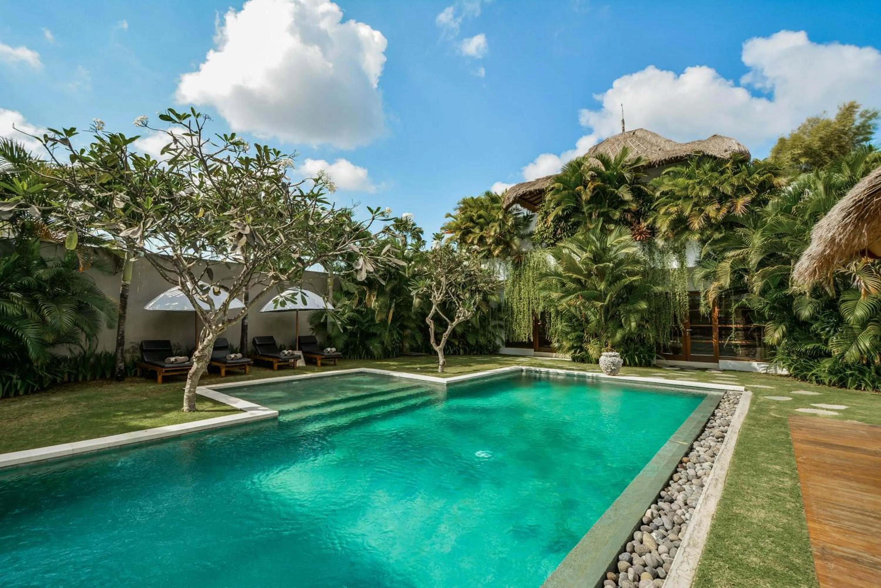 Garden in Villa Chocolat Seminyak