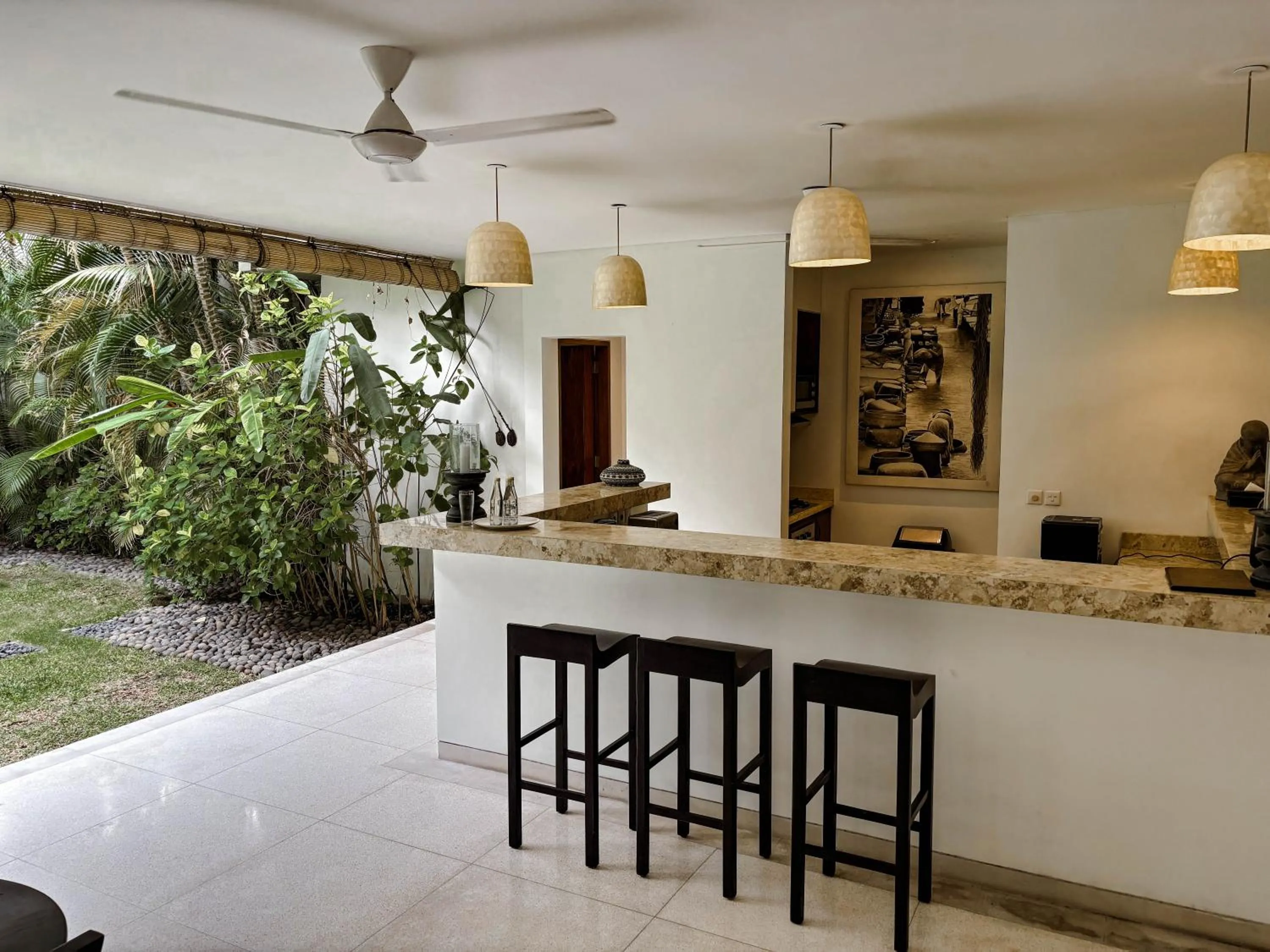 kitchen in Villa Chocolat Seminyak