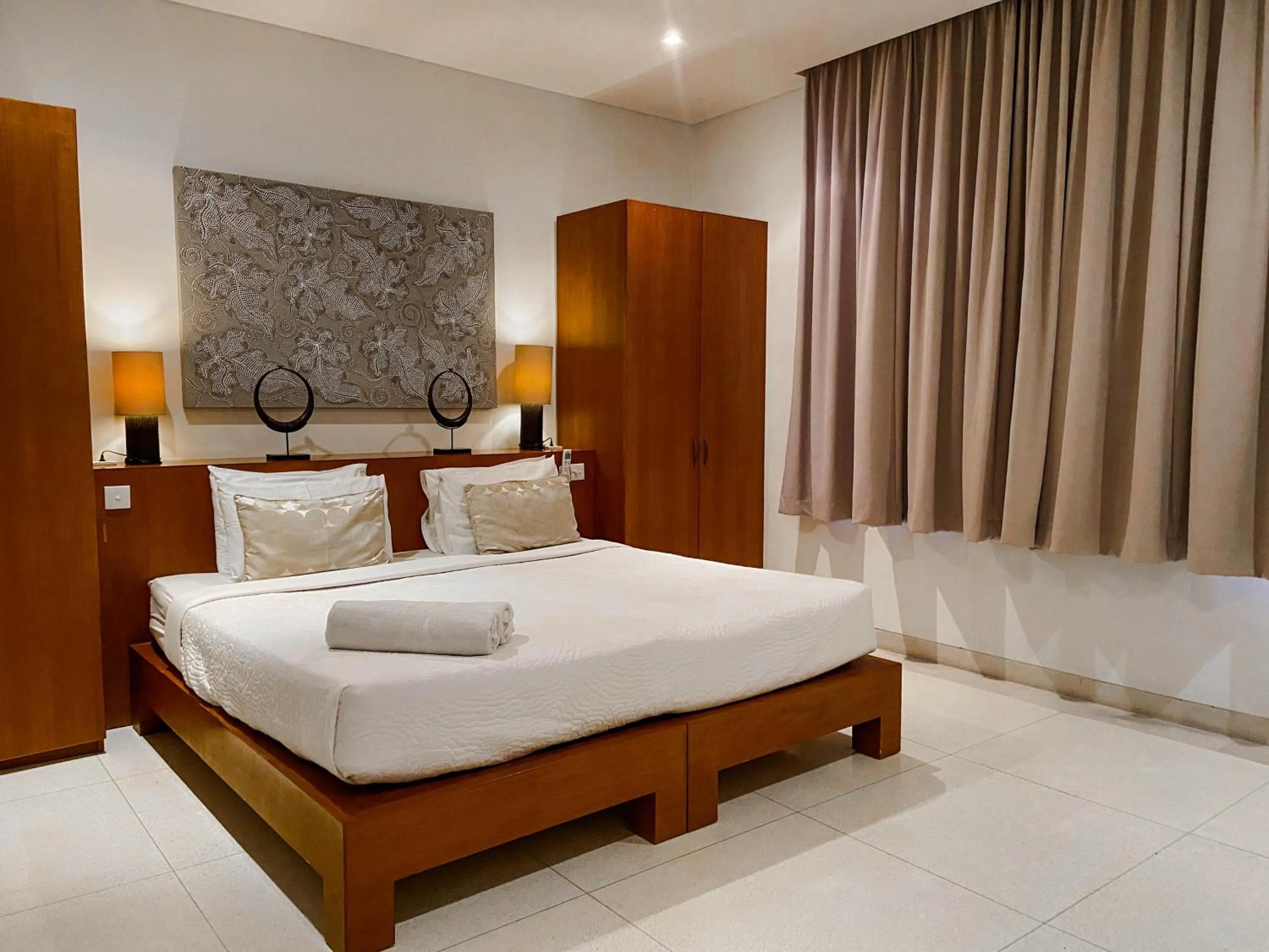 Bed in Villa Chocolat Seminyak