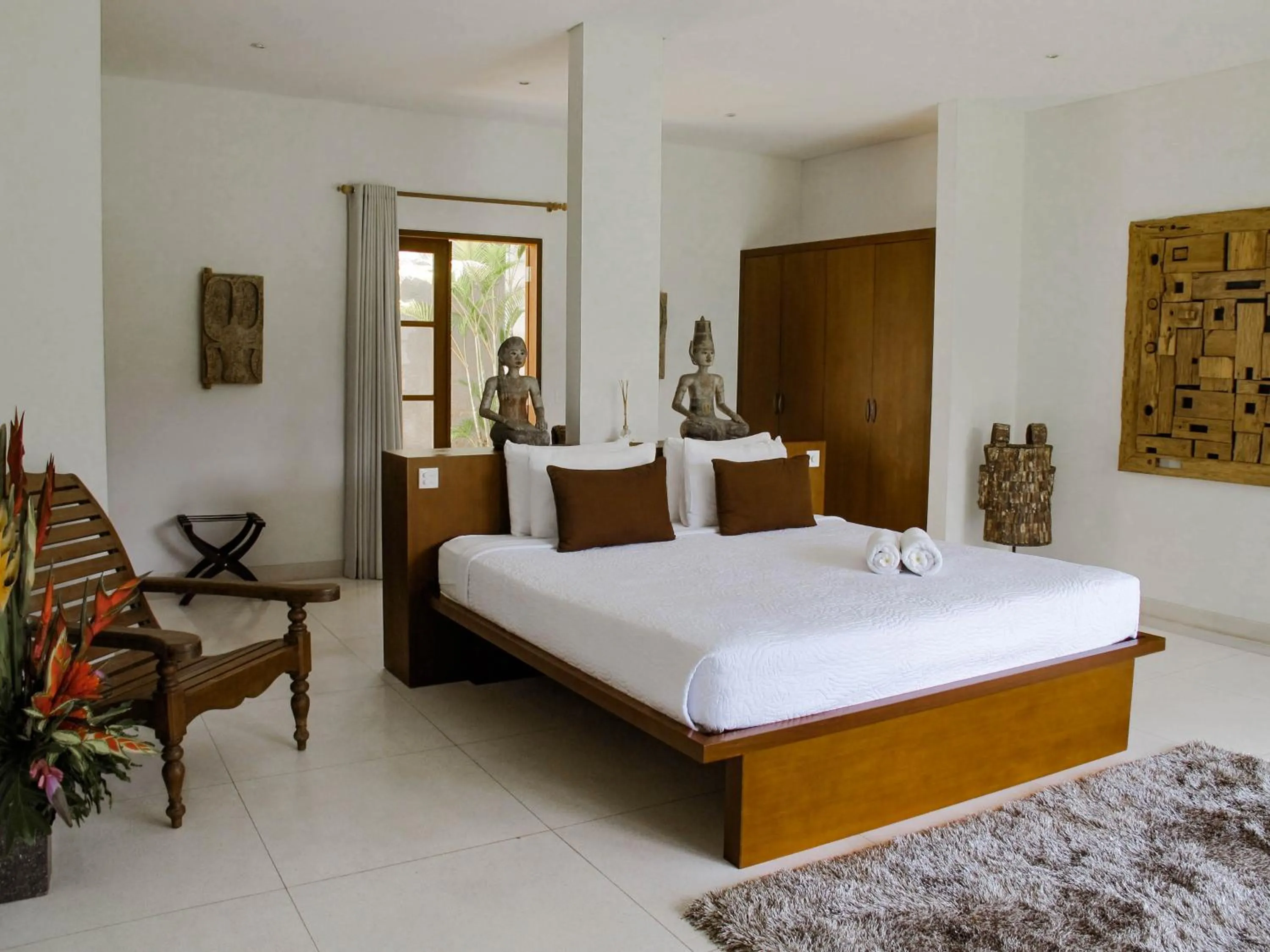 Bed in Villa Chocolat Seminyak