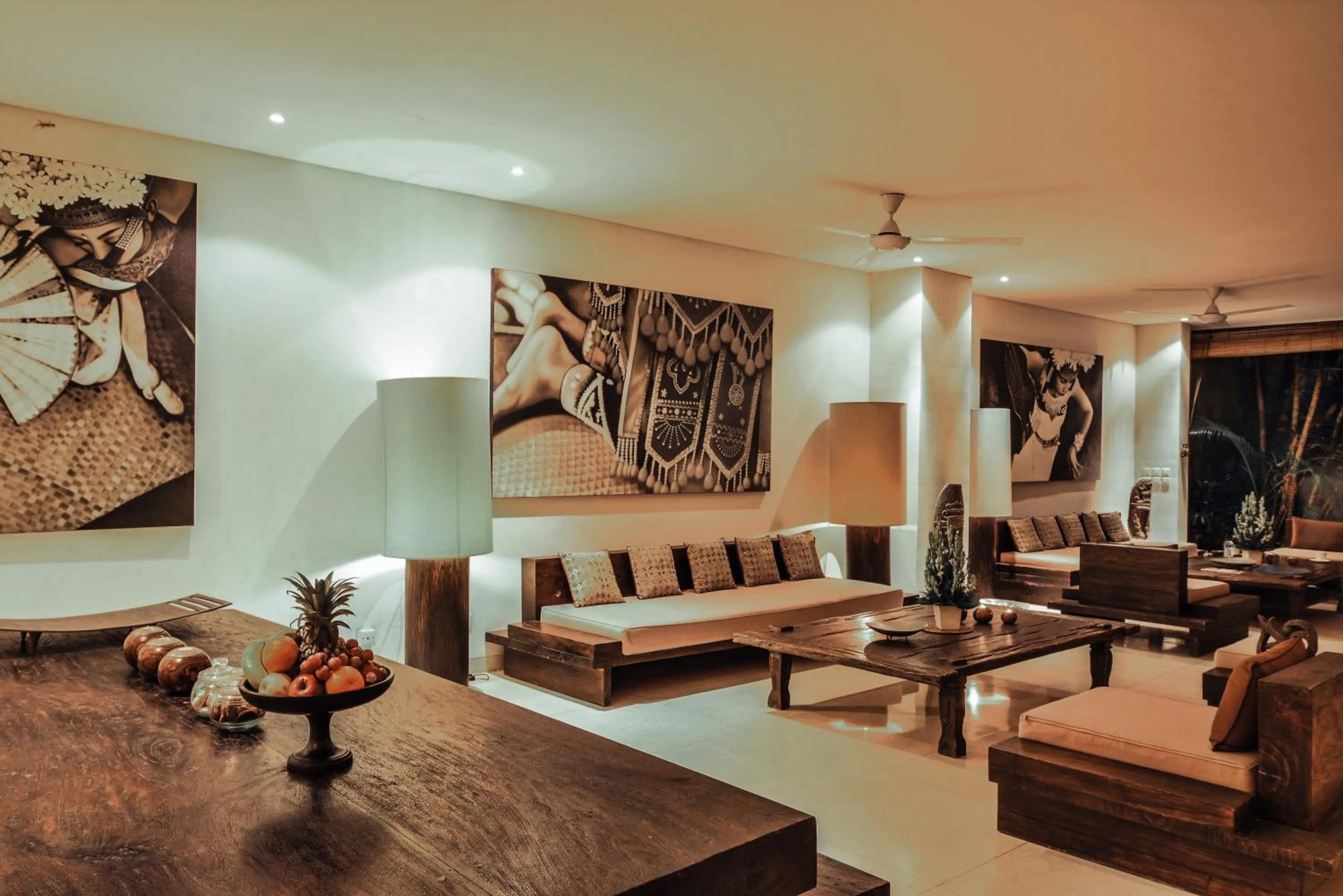 Living room in Villa Chocolat Seminyak