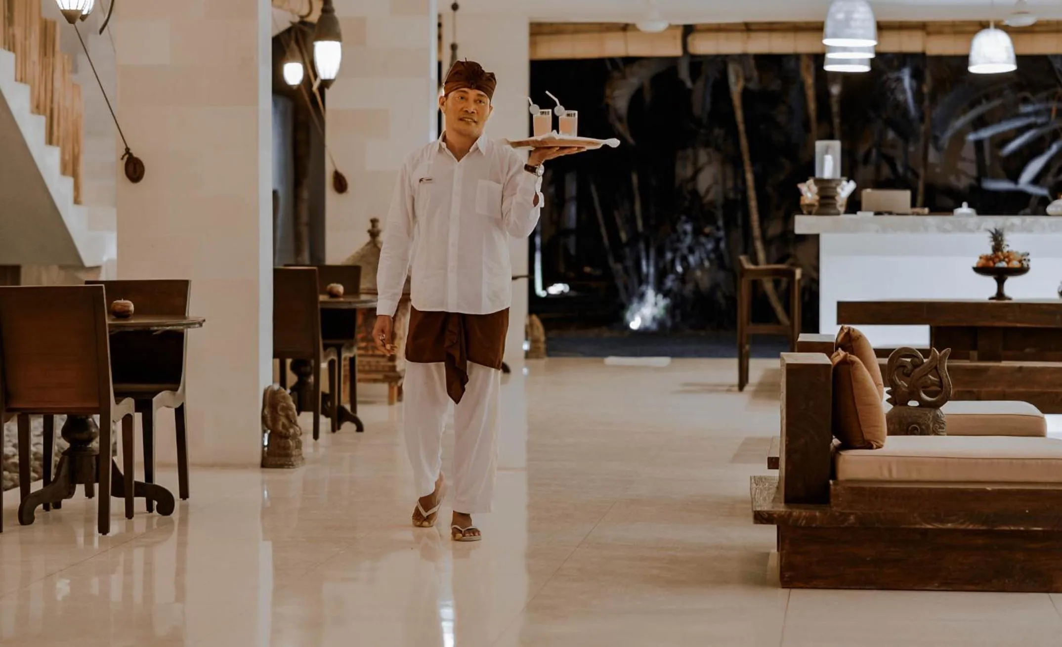 room service in Villa Chocolat Seminyak