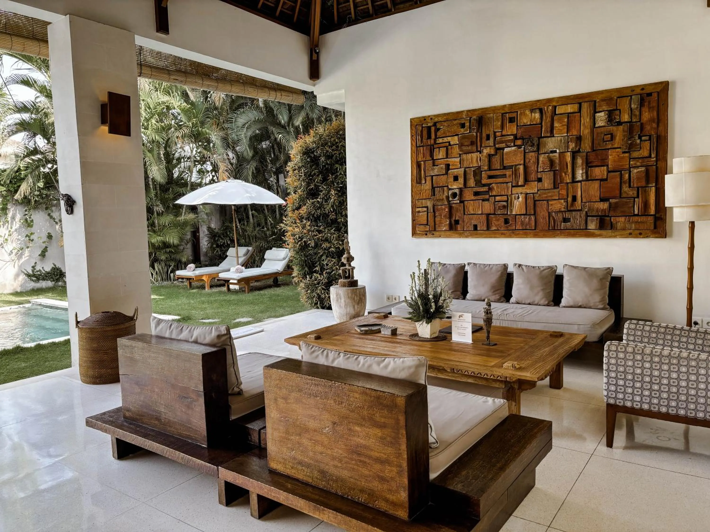 Living room in Villa Chocolat Seminyak