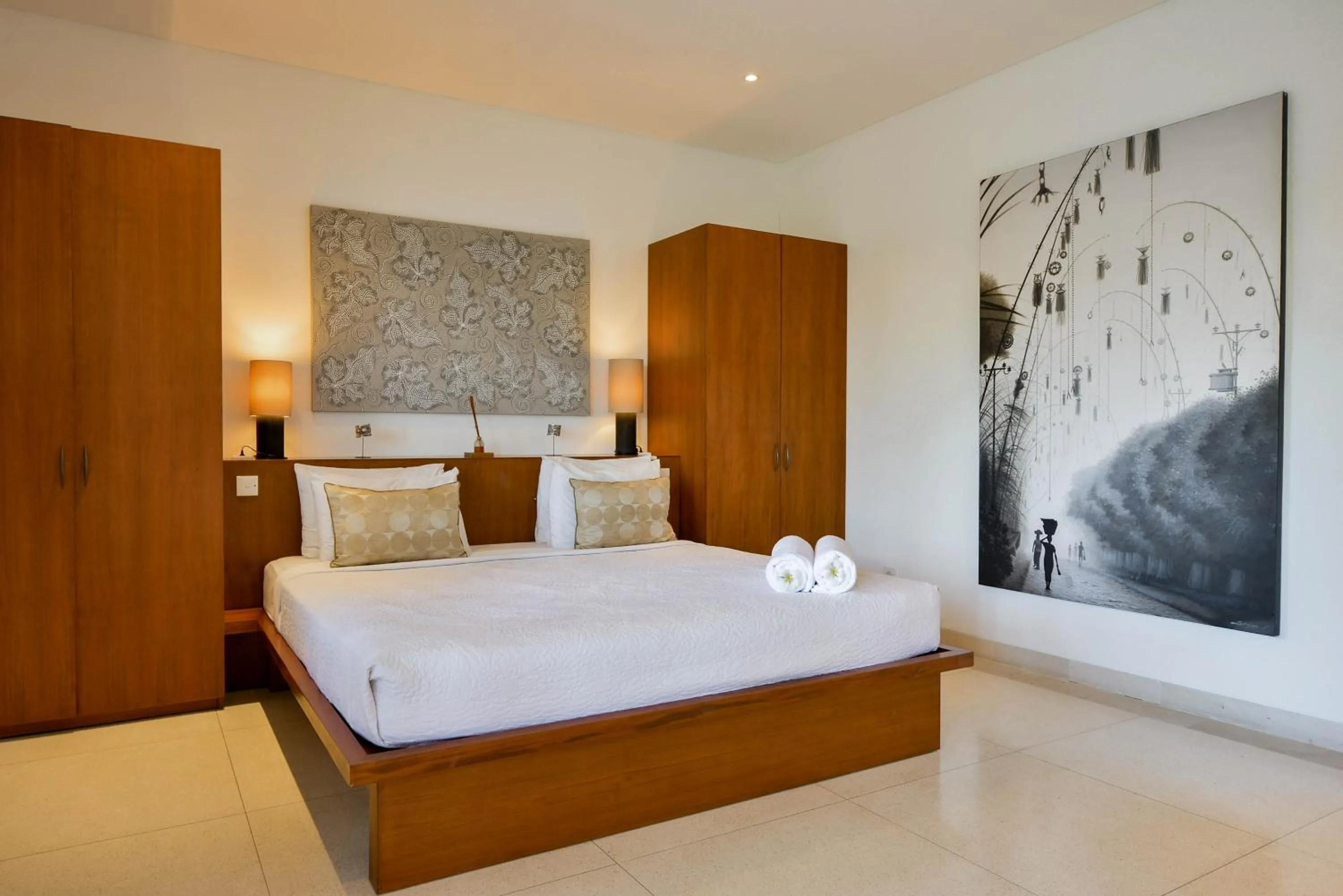 Bed in Villa Chocolat Seminyak