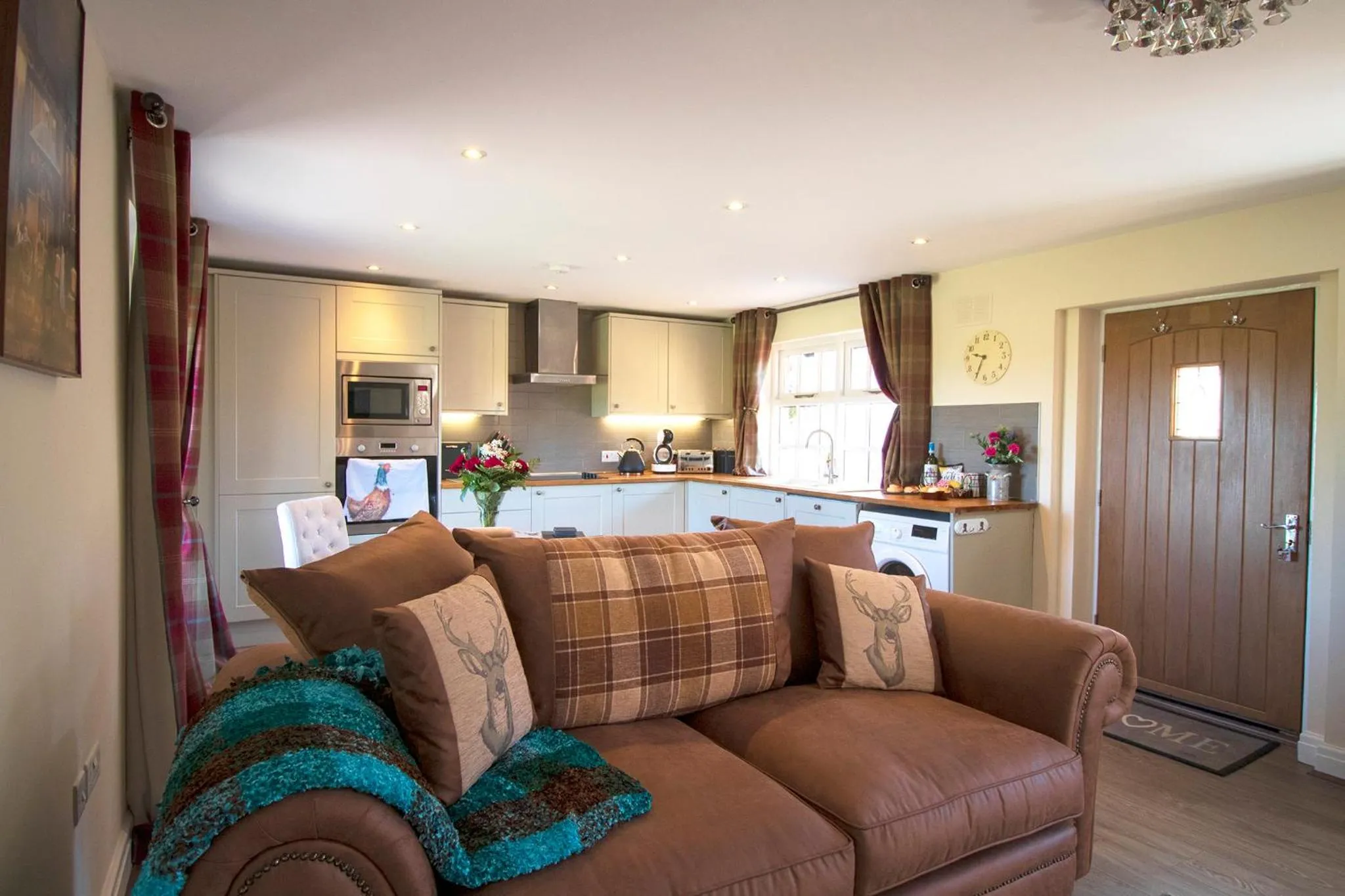 Living room in West Mead Cottage