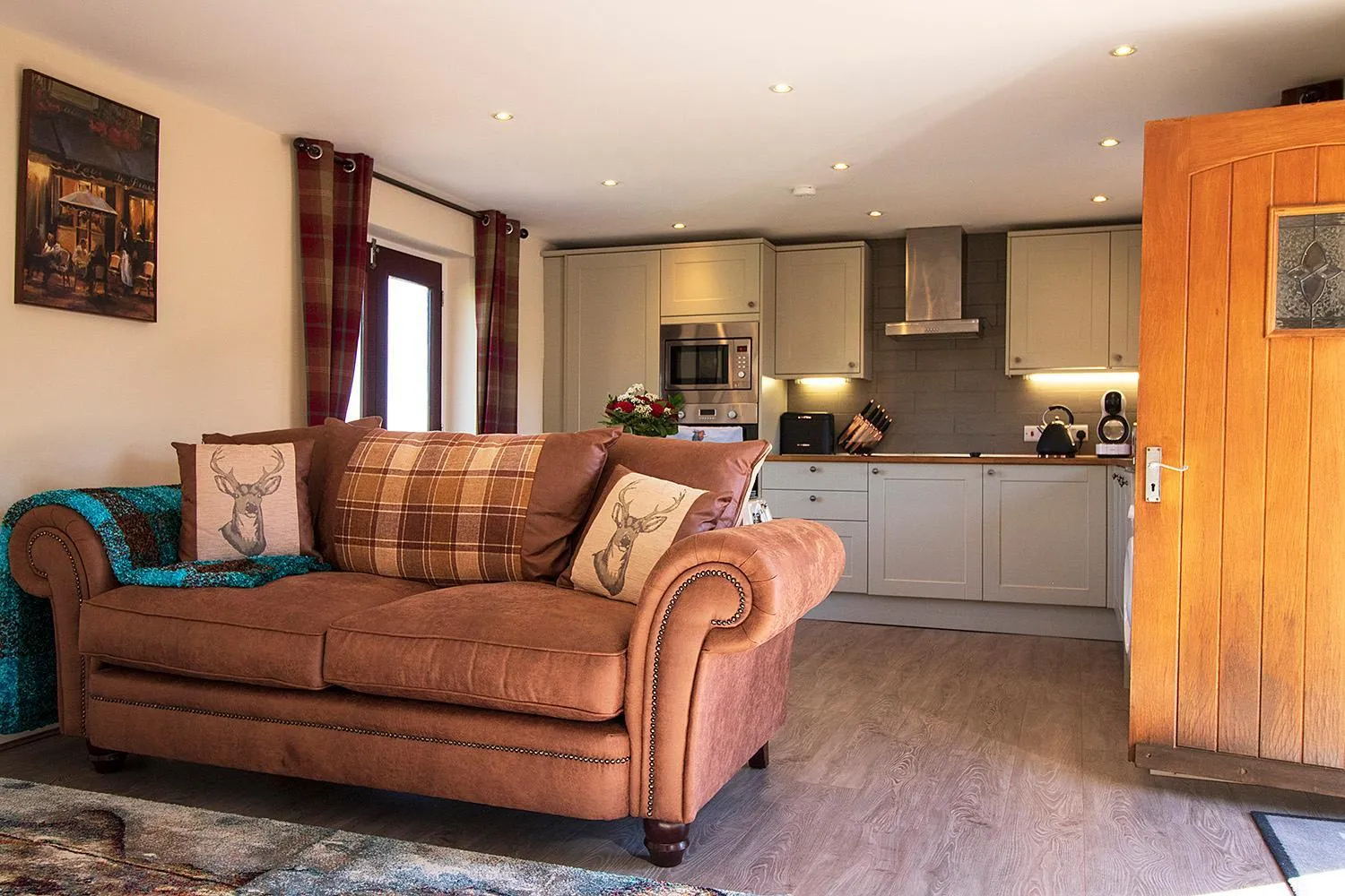 Living room in West Mead Cottage