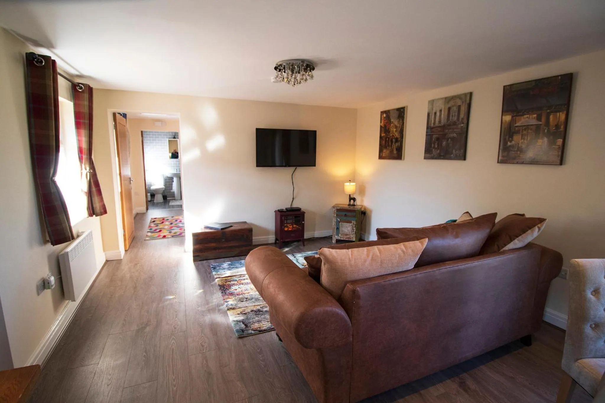 Living room in West Mead Cottage
