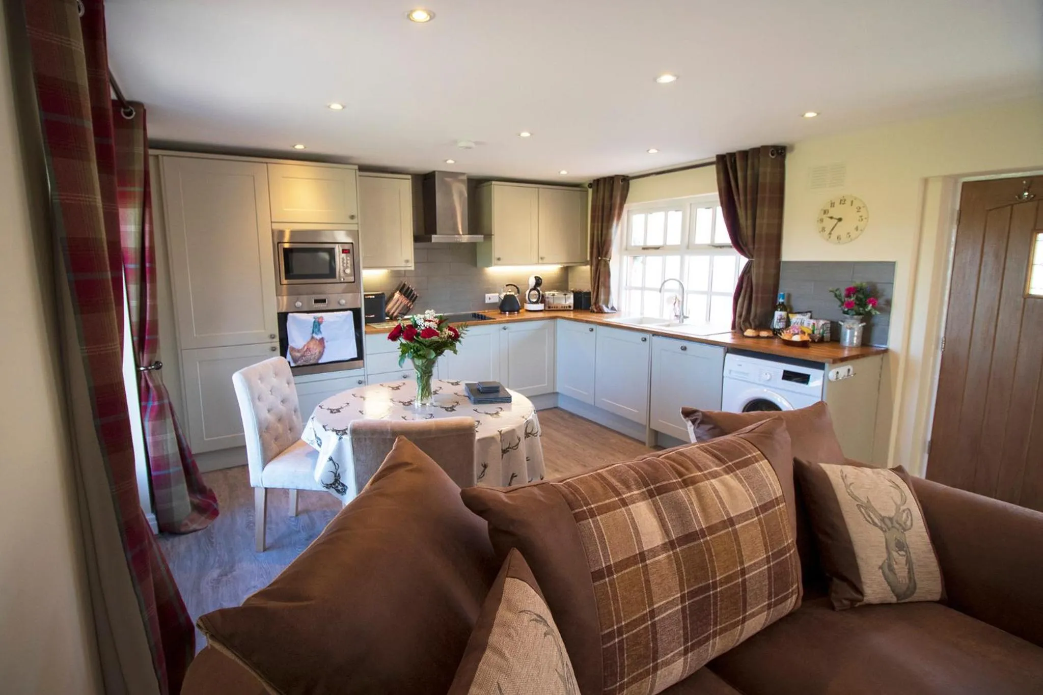 Living room in West Mead Cottage