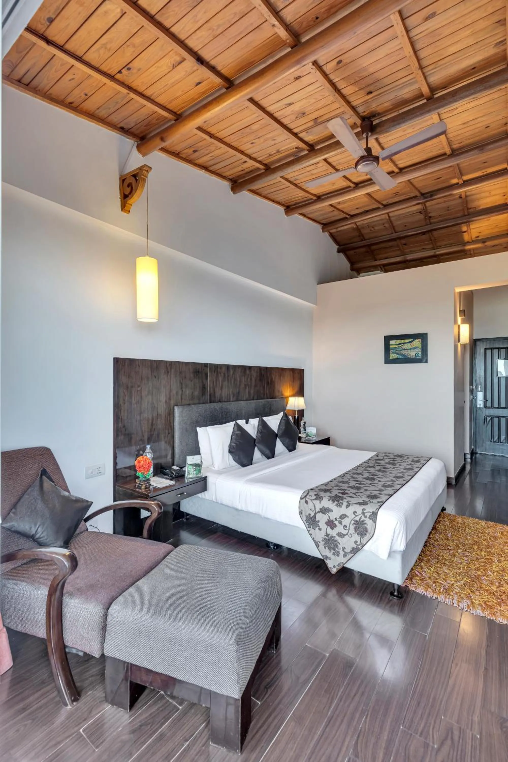 Bed in Club Mahindra Kanatal