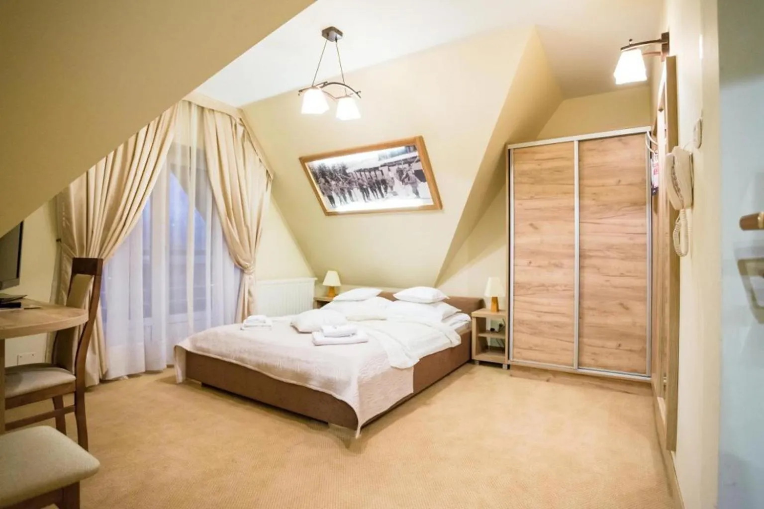 Bed in Ośrodek FIAN Zakopane - noclegi i konferencje w centrum