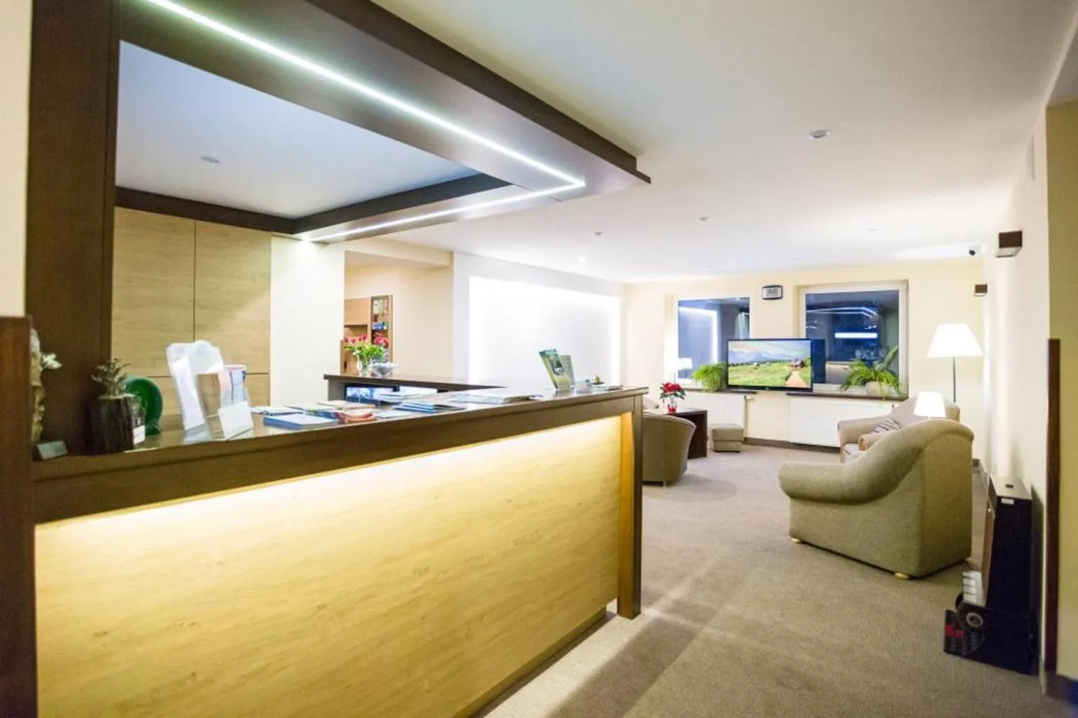 Lobby or reception in Ośrodek FIAN Zakopane - noclegi i konferencje w centrum