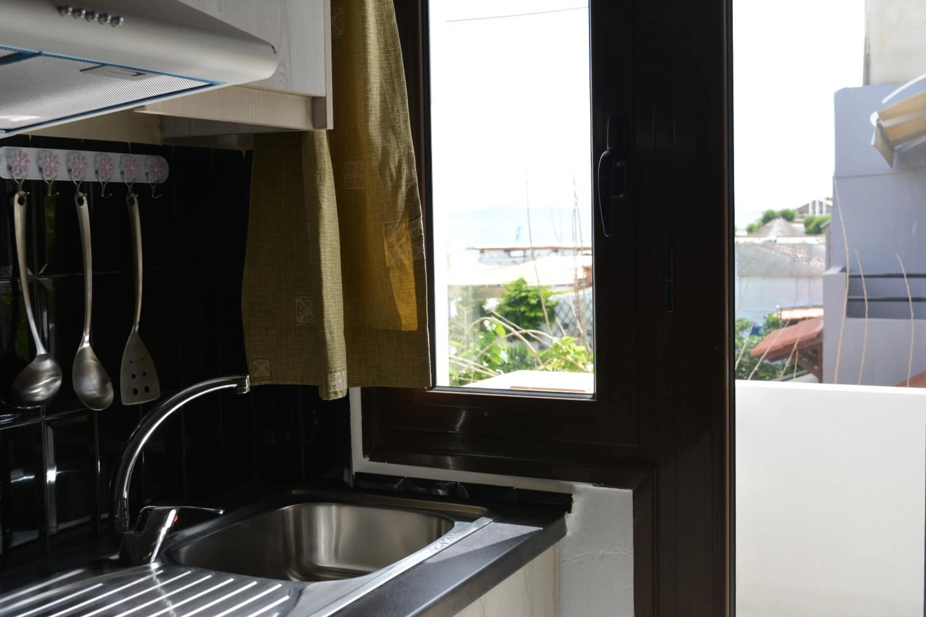 Kitchen or kitchenette in Villa Giorgos