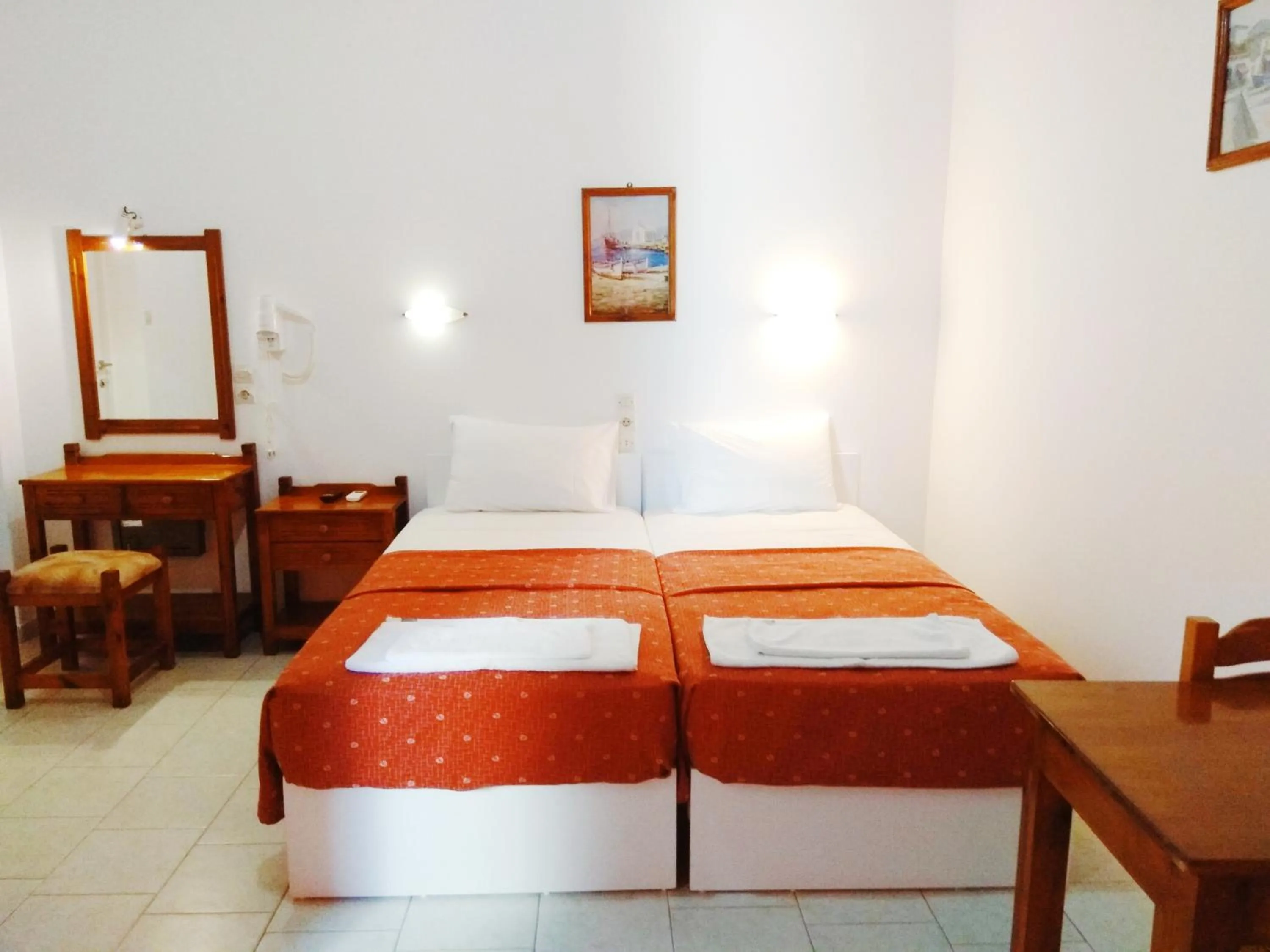 Bed in Villa Giorgos