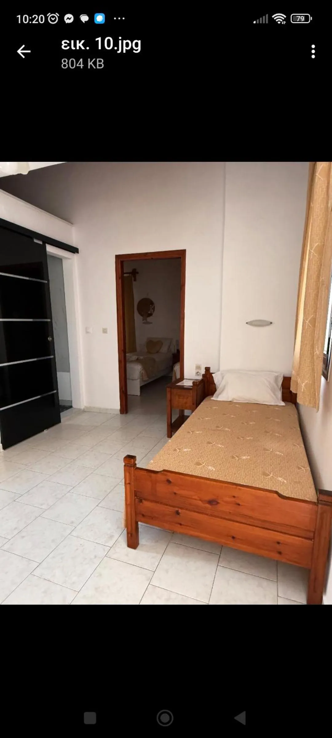 Seating area in Villa Giorgos